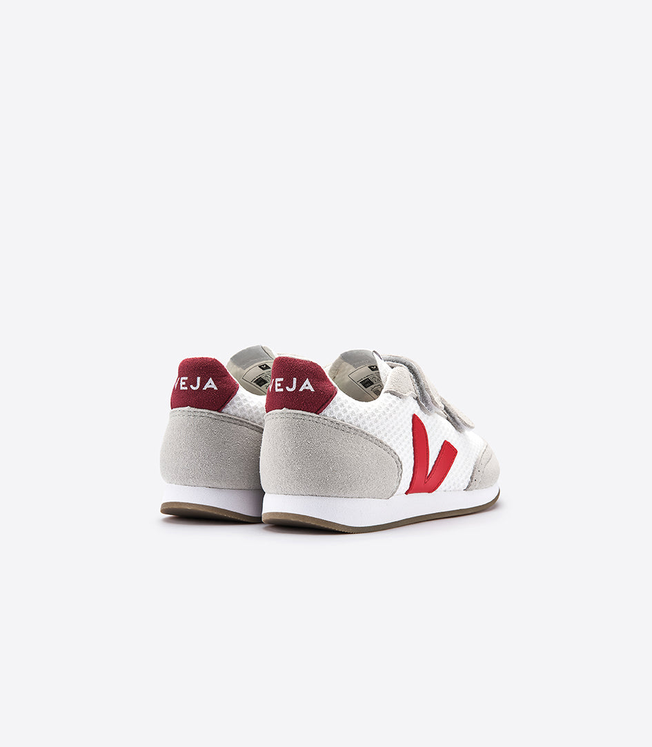 Boys & Girls Gray & Red "V" Shoes