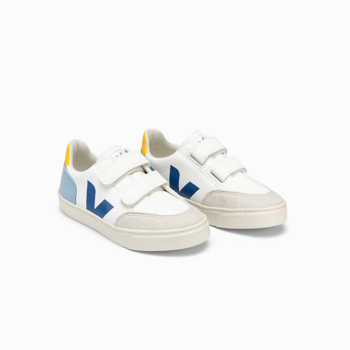 Boys & Girls White "V-12 CHROMEFREE" Shoes