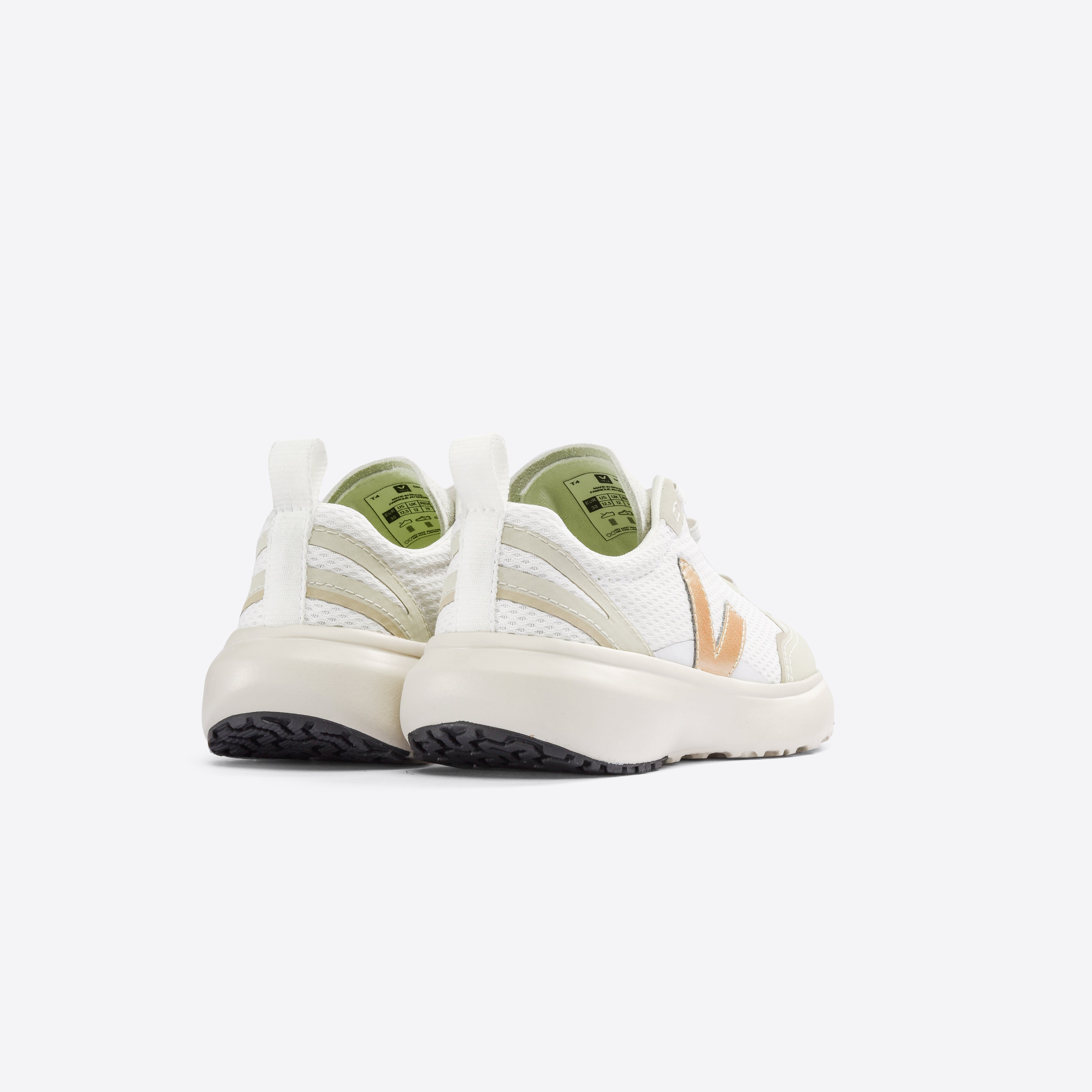 Boys & Girls White "CANARY ALVEOMESH" Shoes