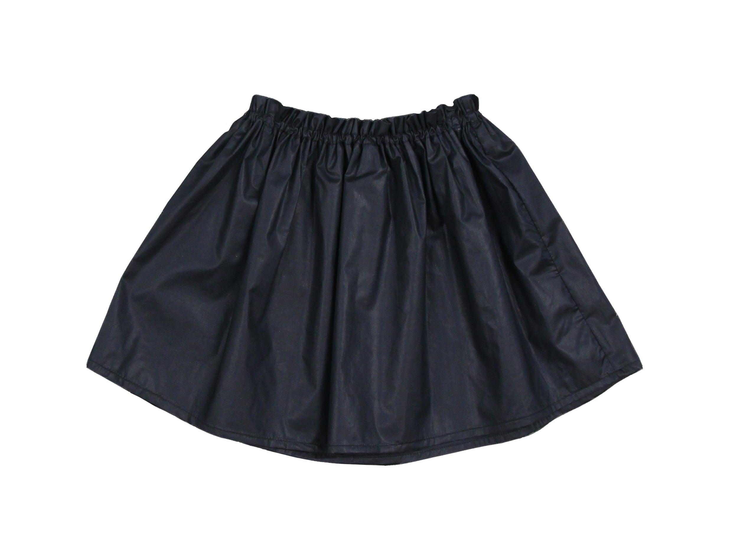Girls Dark Navy Cotton Skirt