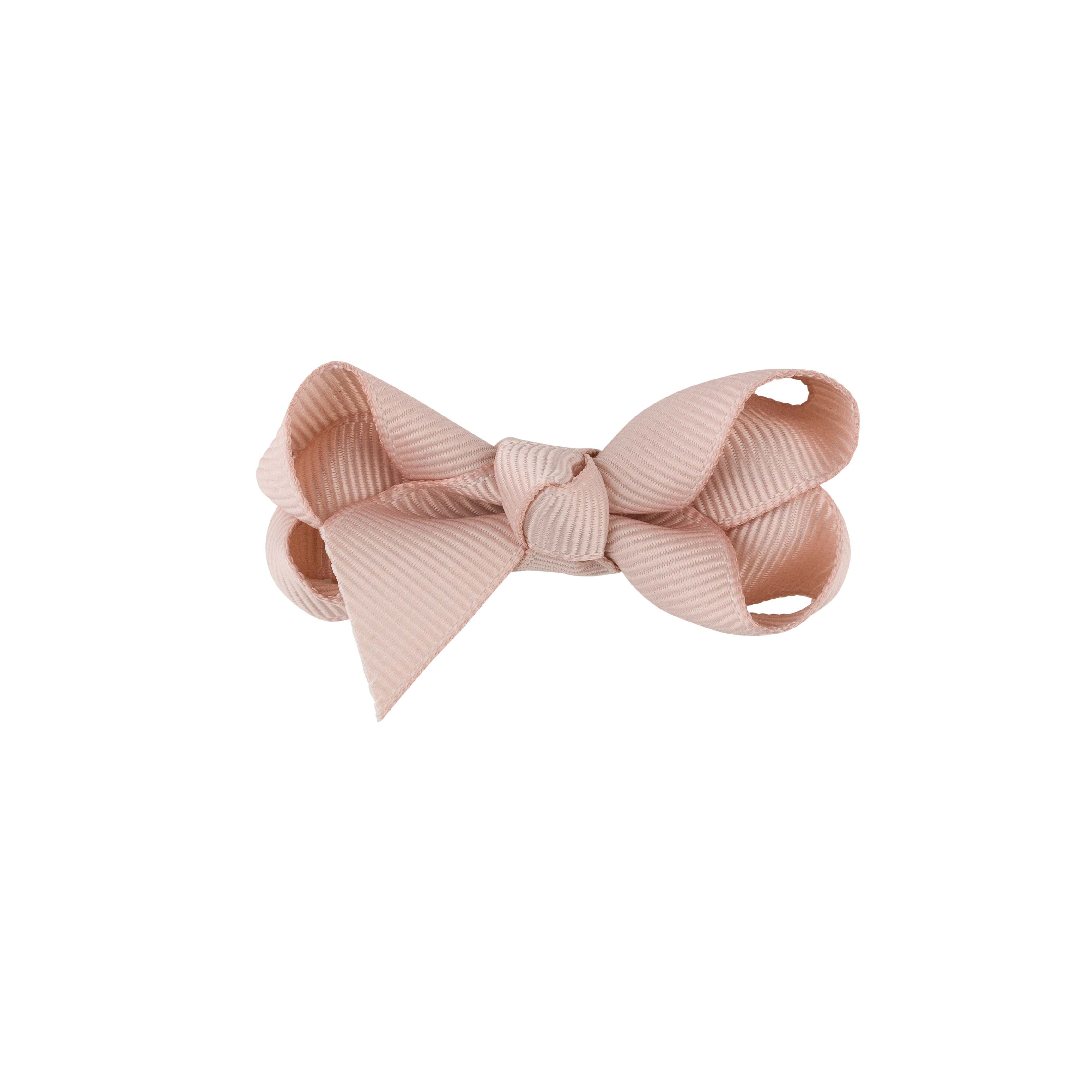 Girls Pink Bow Hair Clip - 6cm