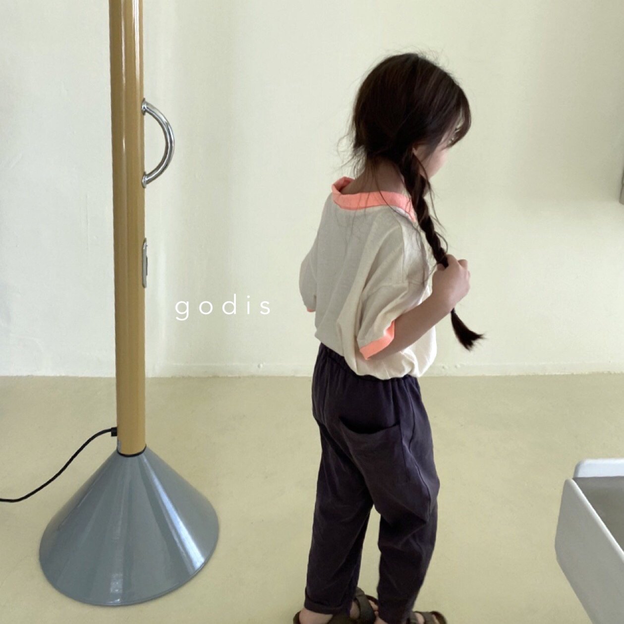 Boys & Girls Purple Cotton Trousers