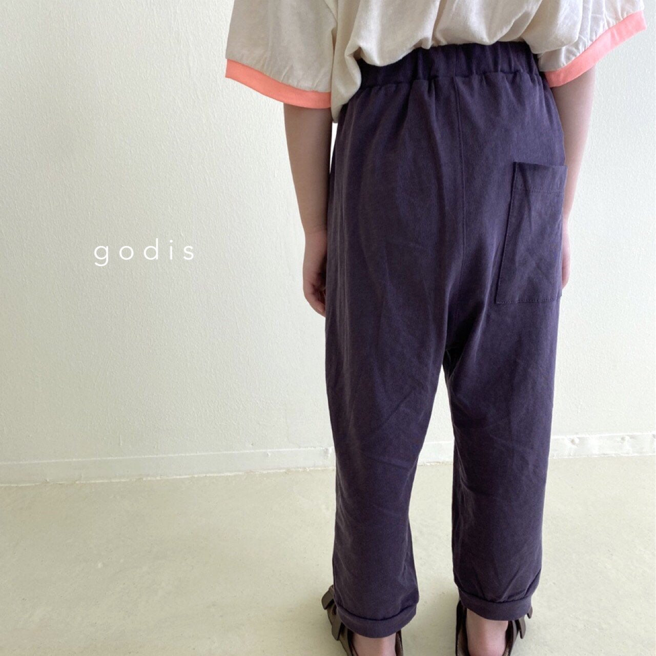 Boys & Girls Purple Cotton Trousers