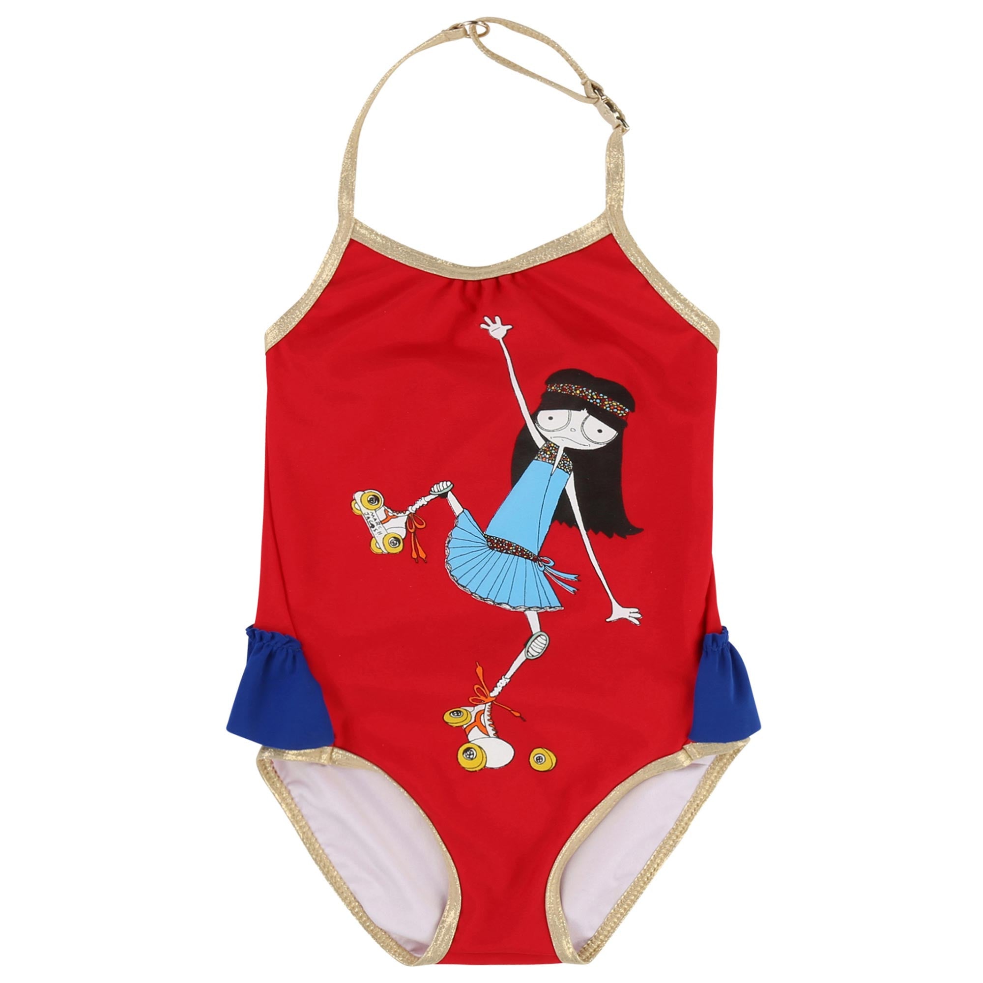 Baby Girls Red Swimsuit - CÉMAROSE | Children's Fashion Store - 1