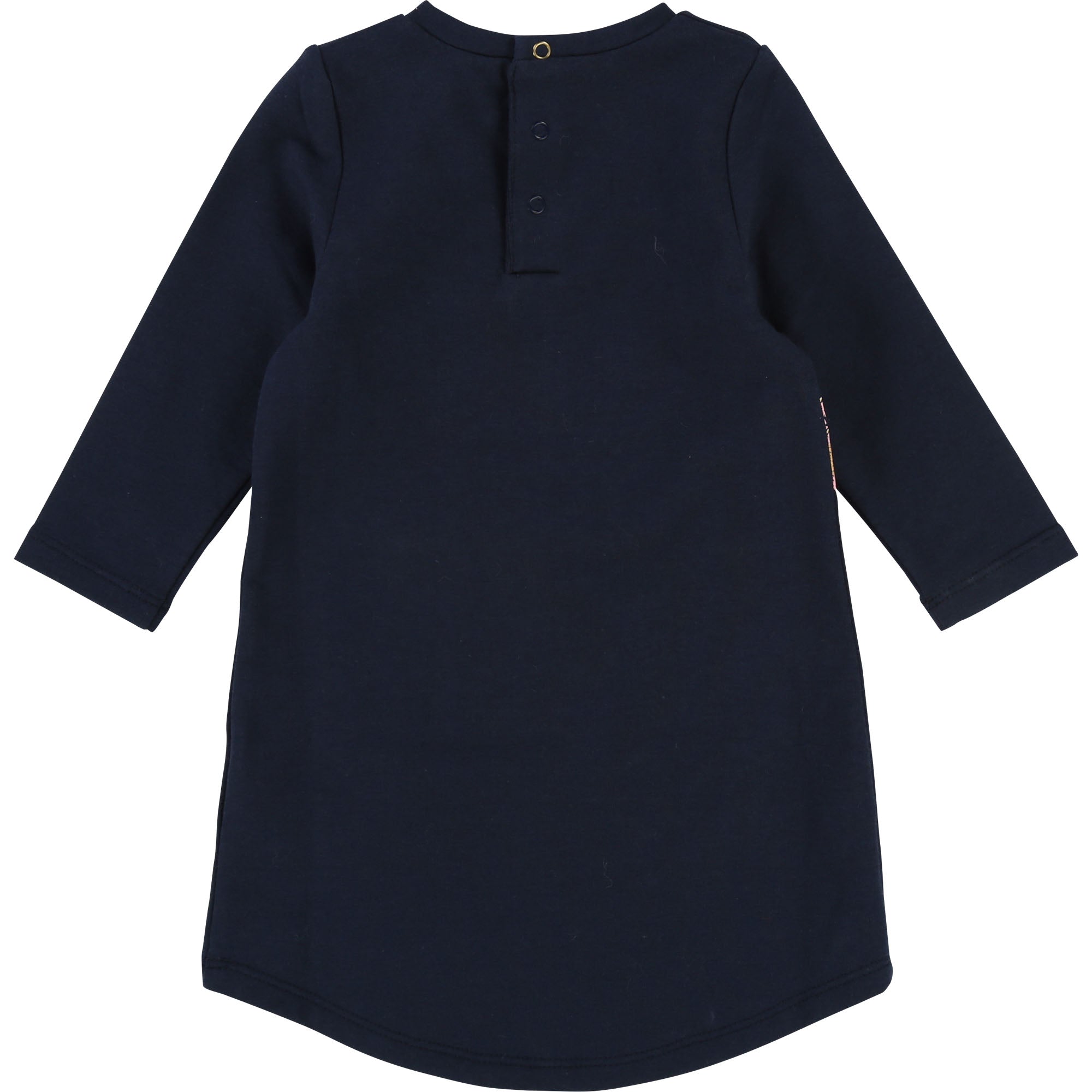 Baby Girls Dark Indigo Cotton Dress