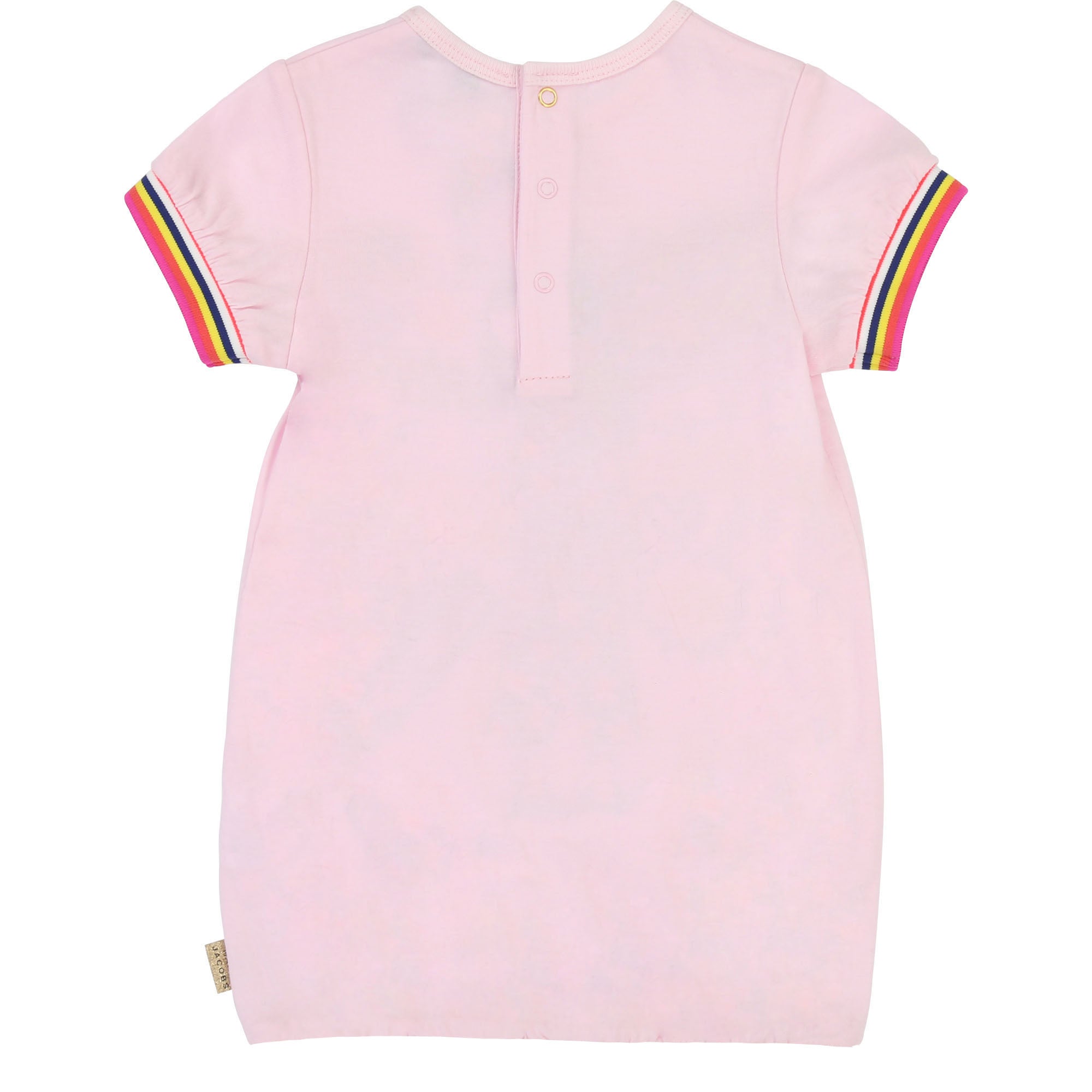 Baby Girls Pink Printed Dress