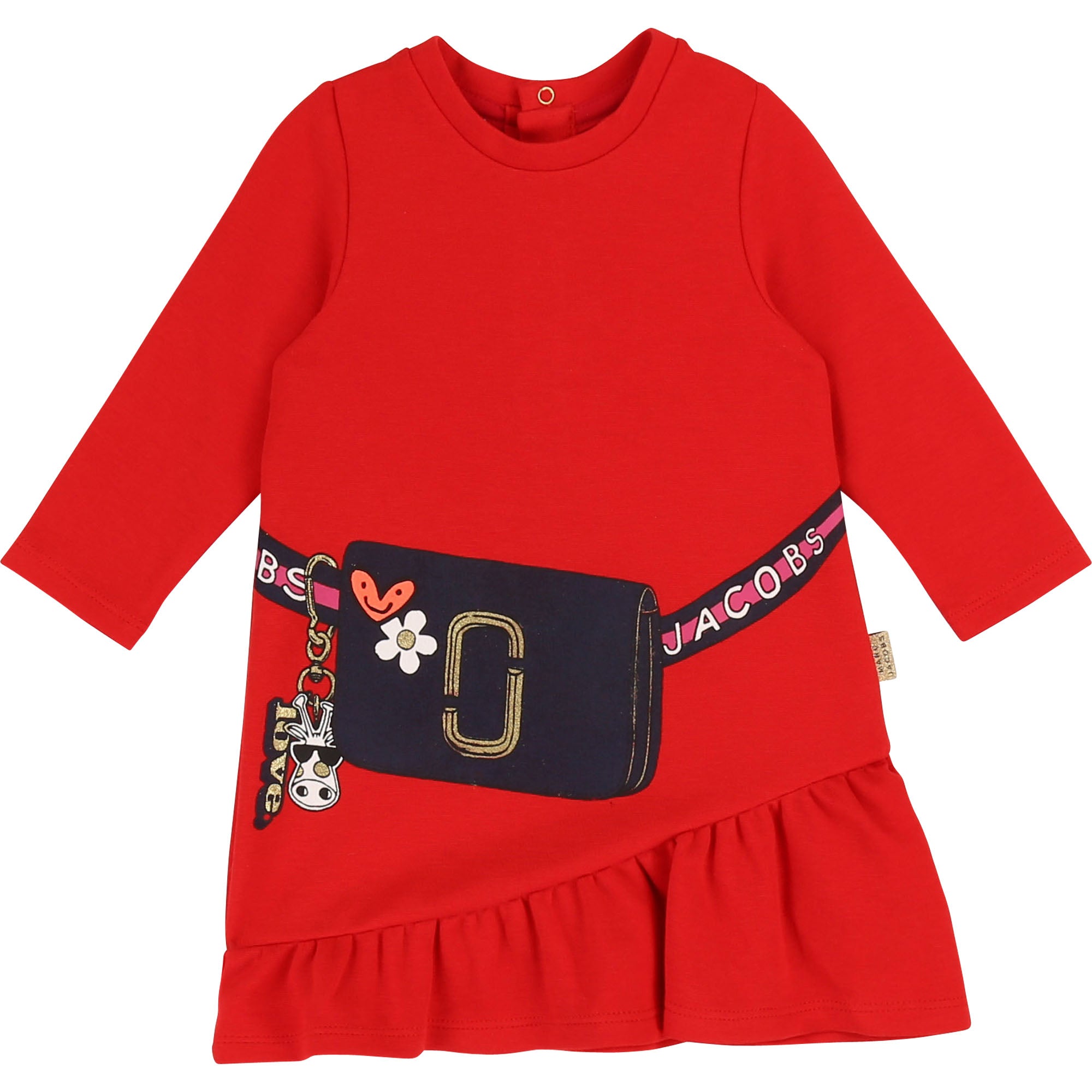 Baby Girls Red Pattern Dress