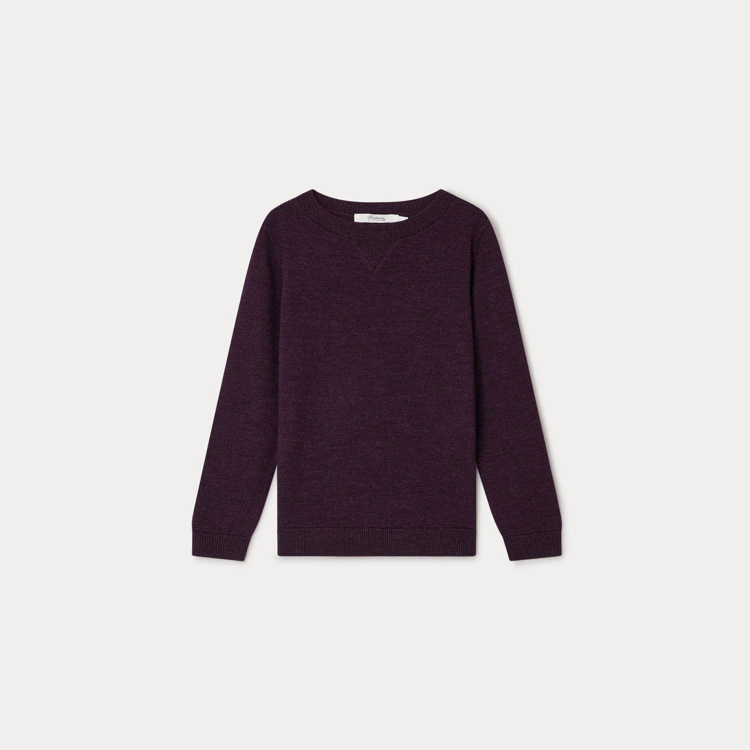 Boys Purple Wool Sweater