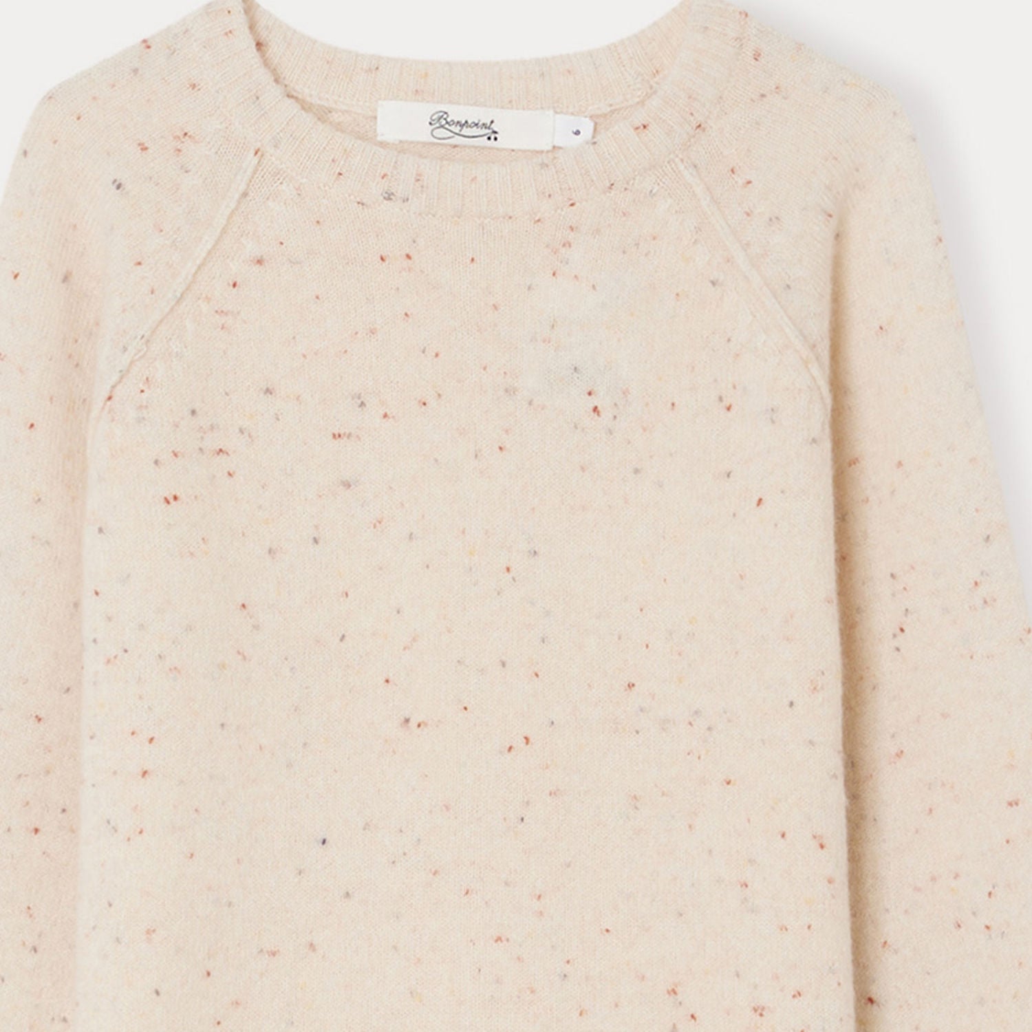 Boys Beige Cashmere Sweater