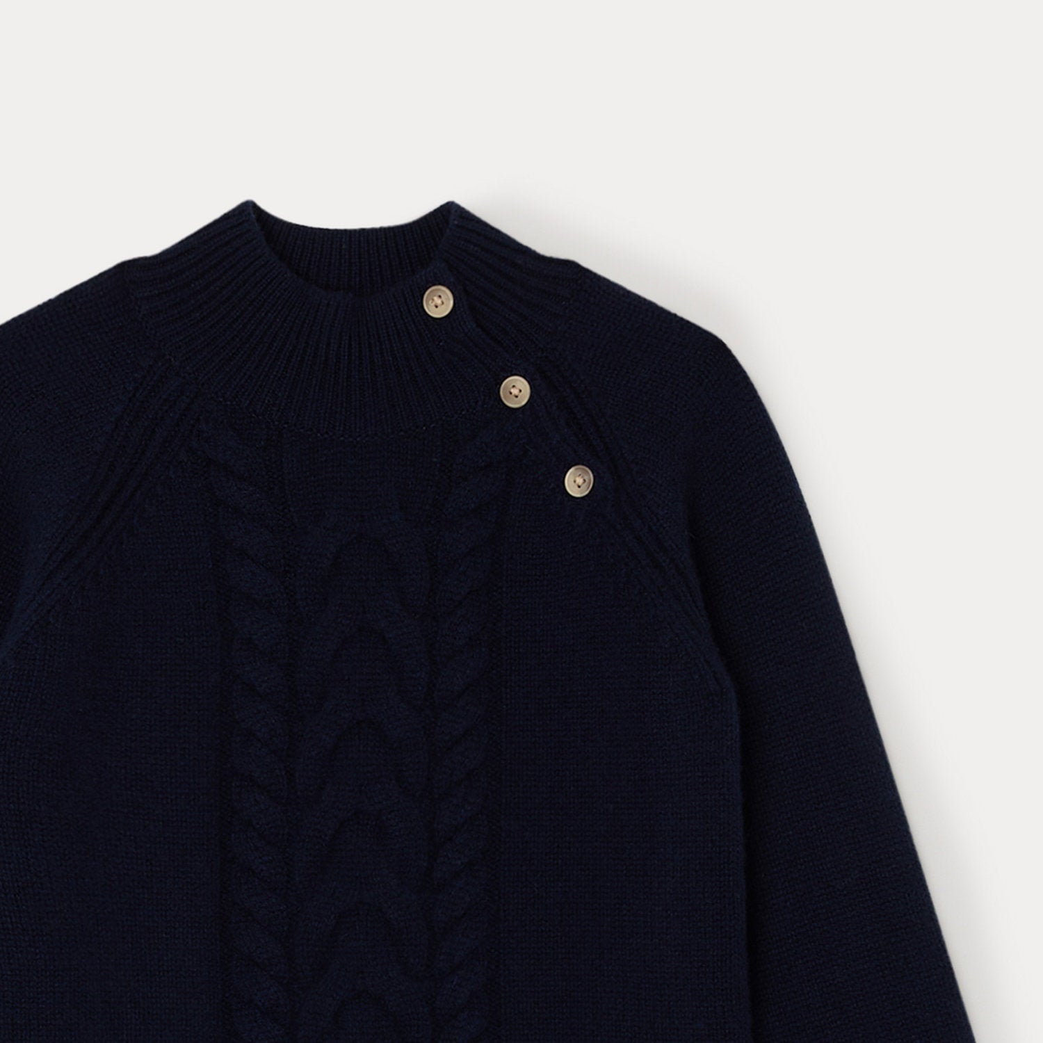 Boys Navy Cashmere Sweater