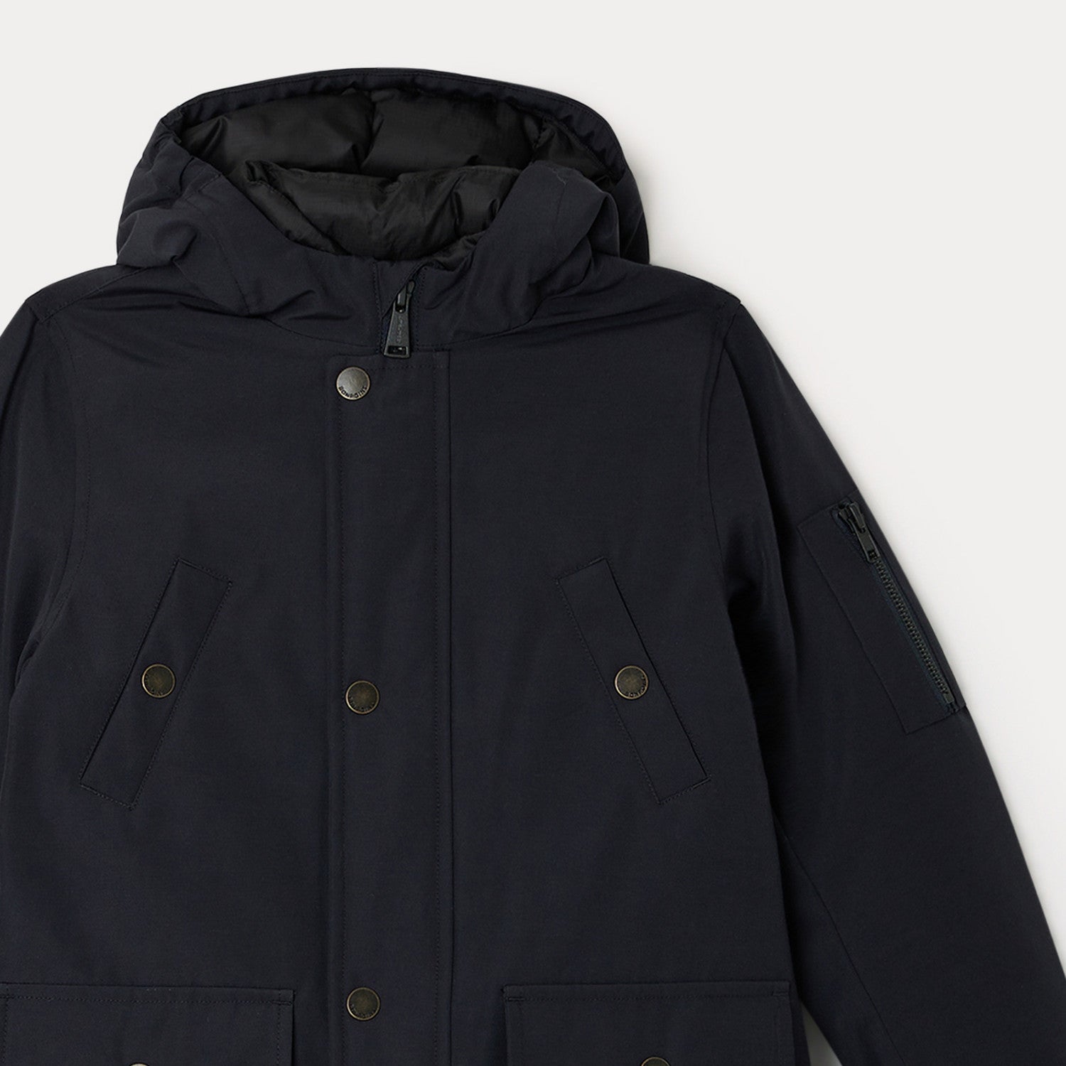 Boys Black Padded Coat