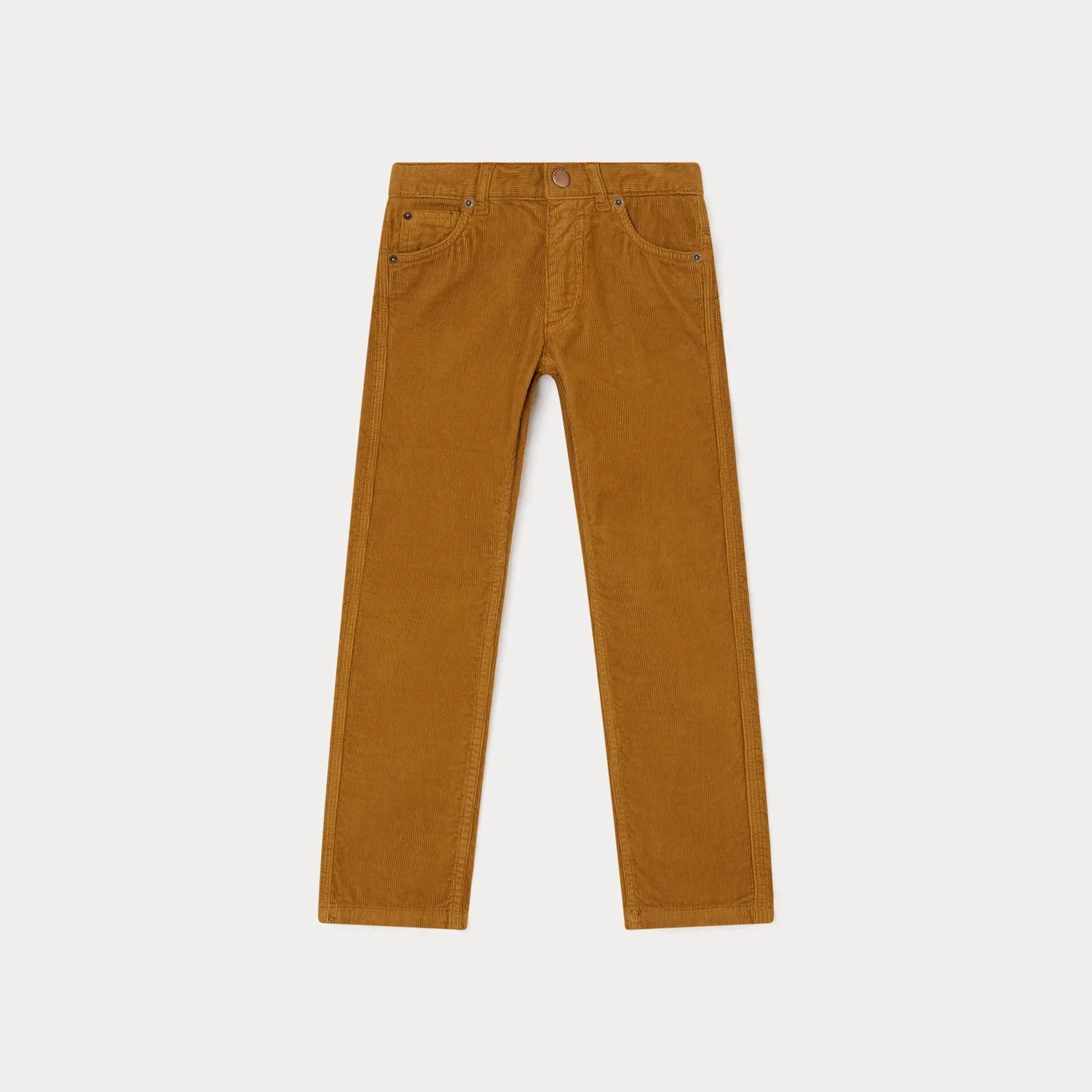 Boys Camel Corduroy Trousers