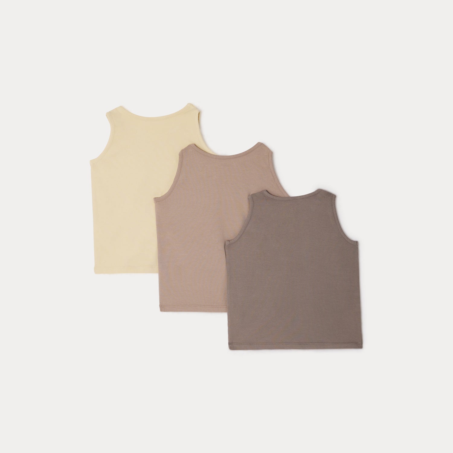 Boys Multicolor Cotton Vest Set(3 Pack)