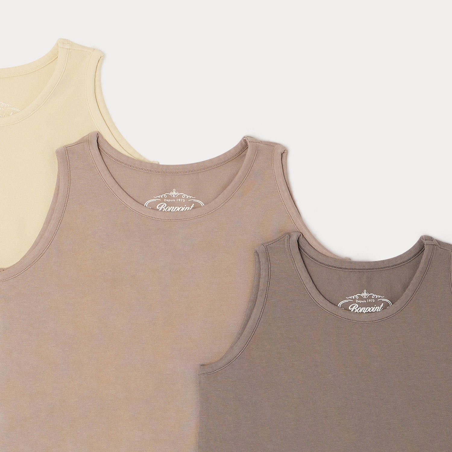 Boys Multicolor Cotton Vest Set(3 Pack)