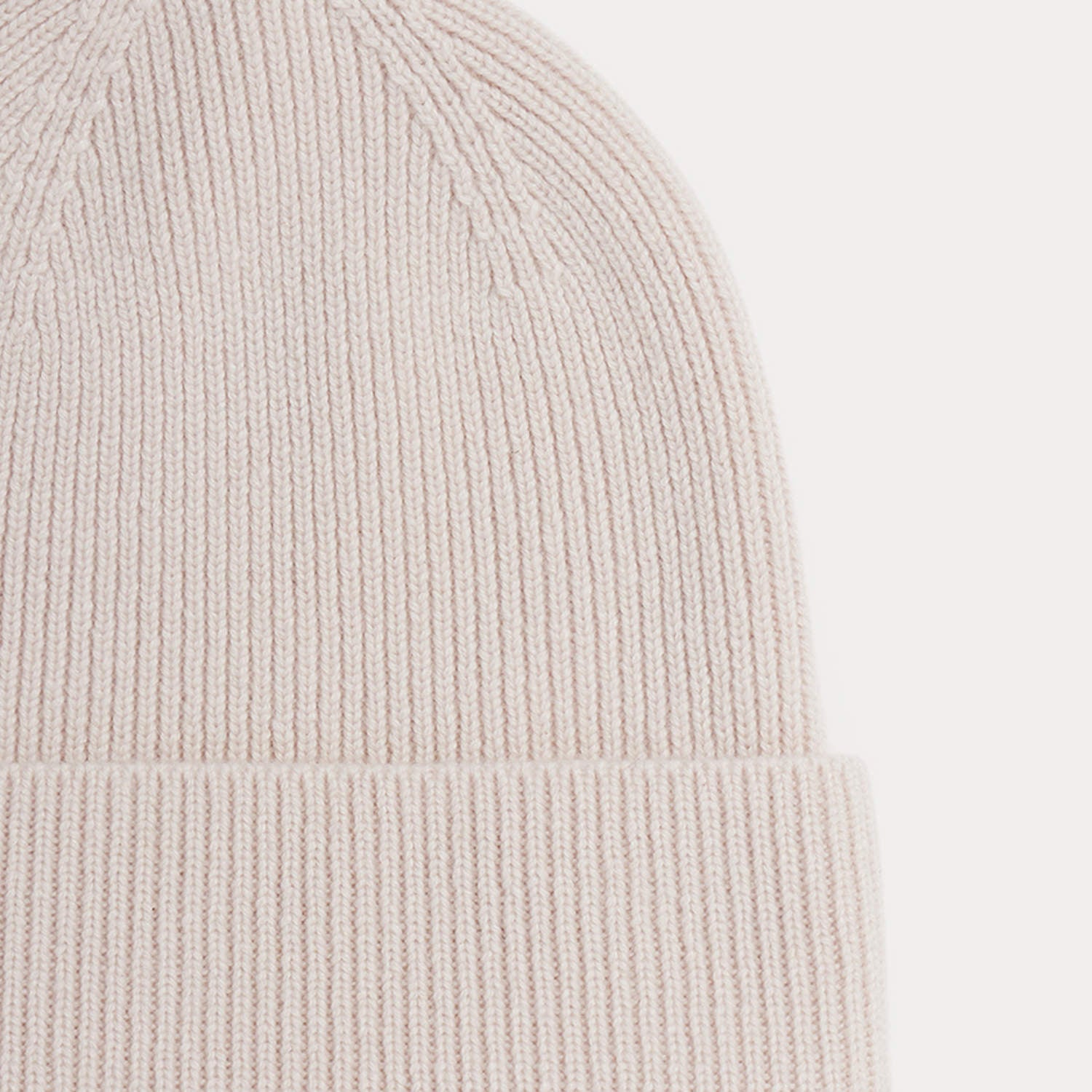 Girls Beige Cashmere Hat