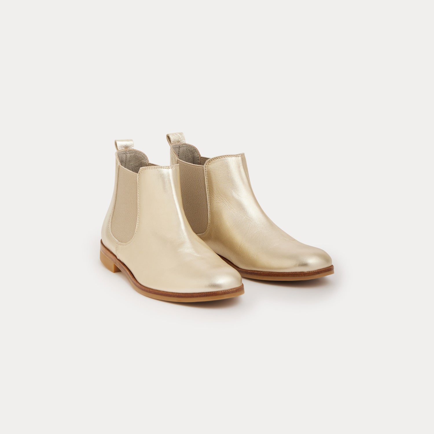 Girls Gold Boots
