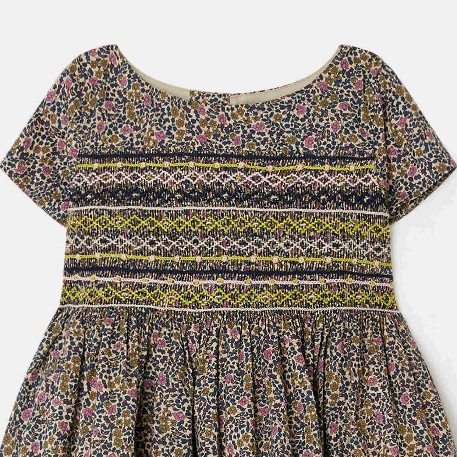 Girls Black Floral Dress