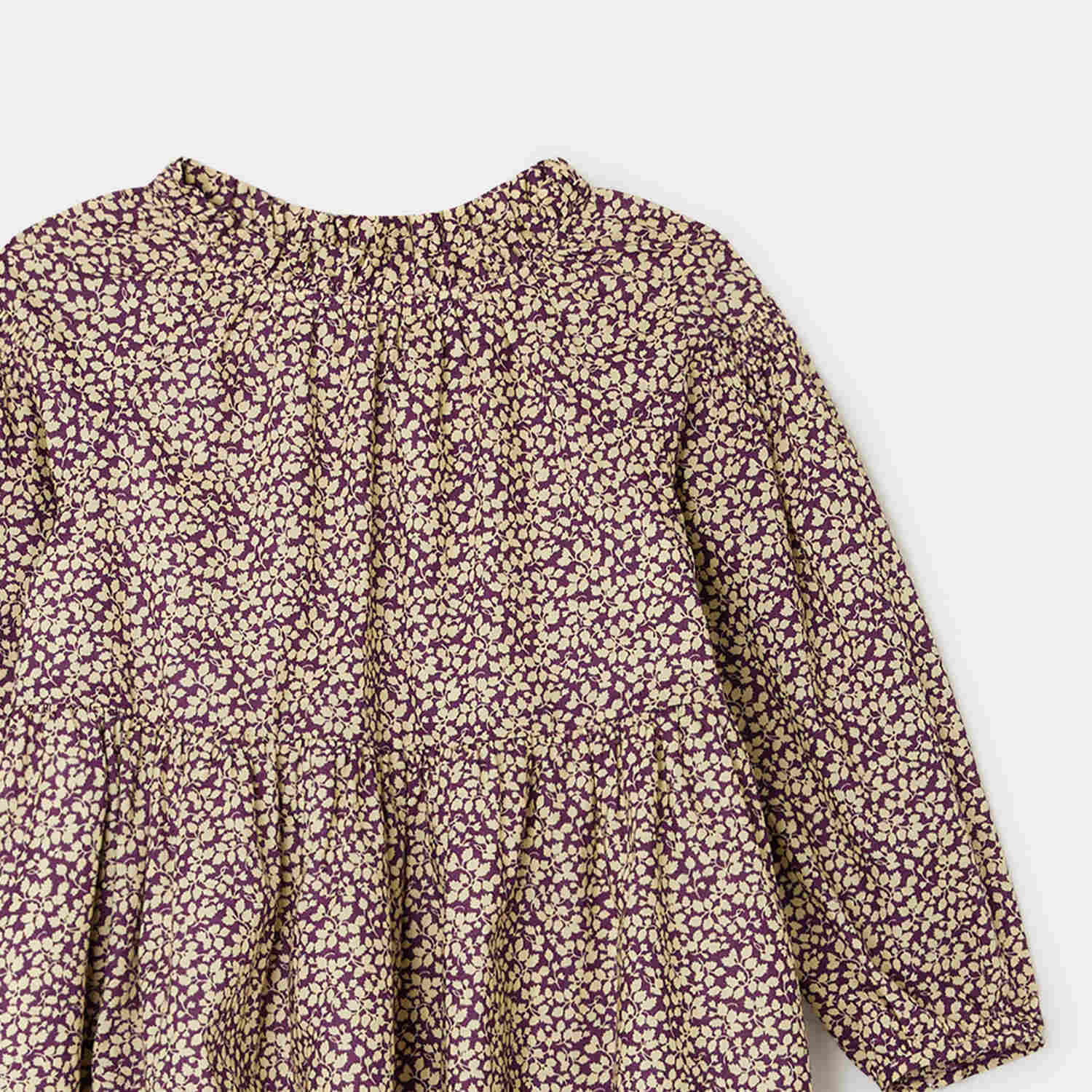 Girls Purple Floral Dress