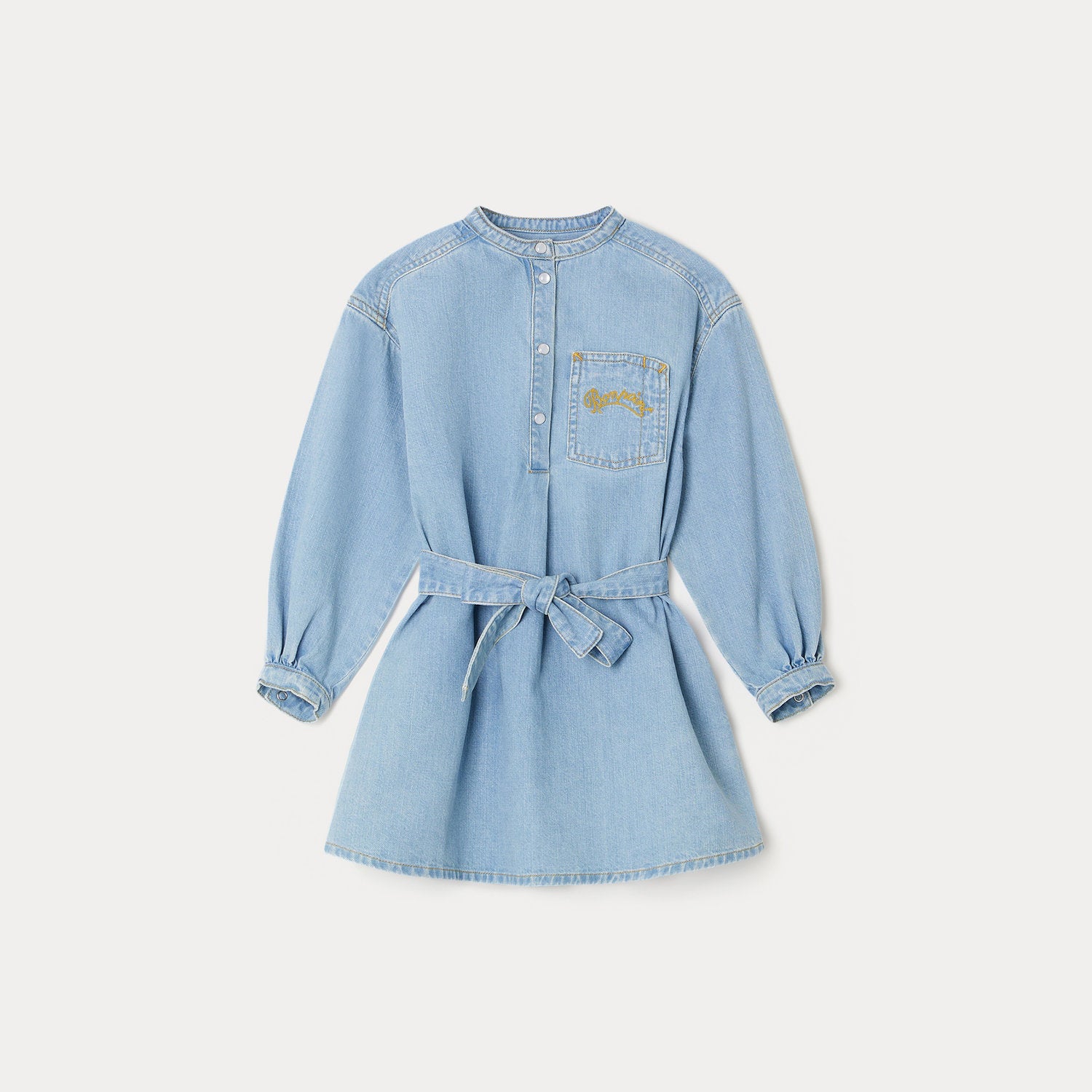 Girls Blue Denim Dress