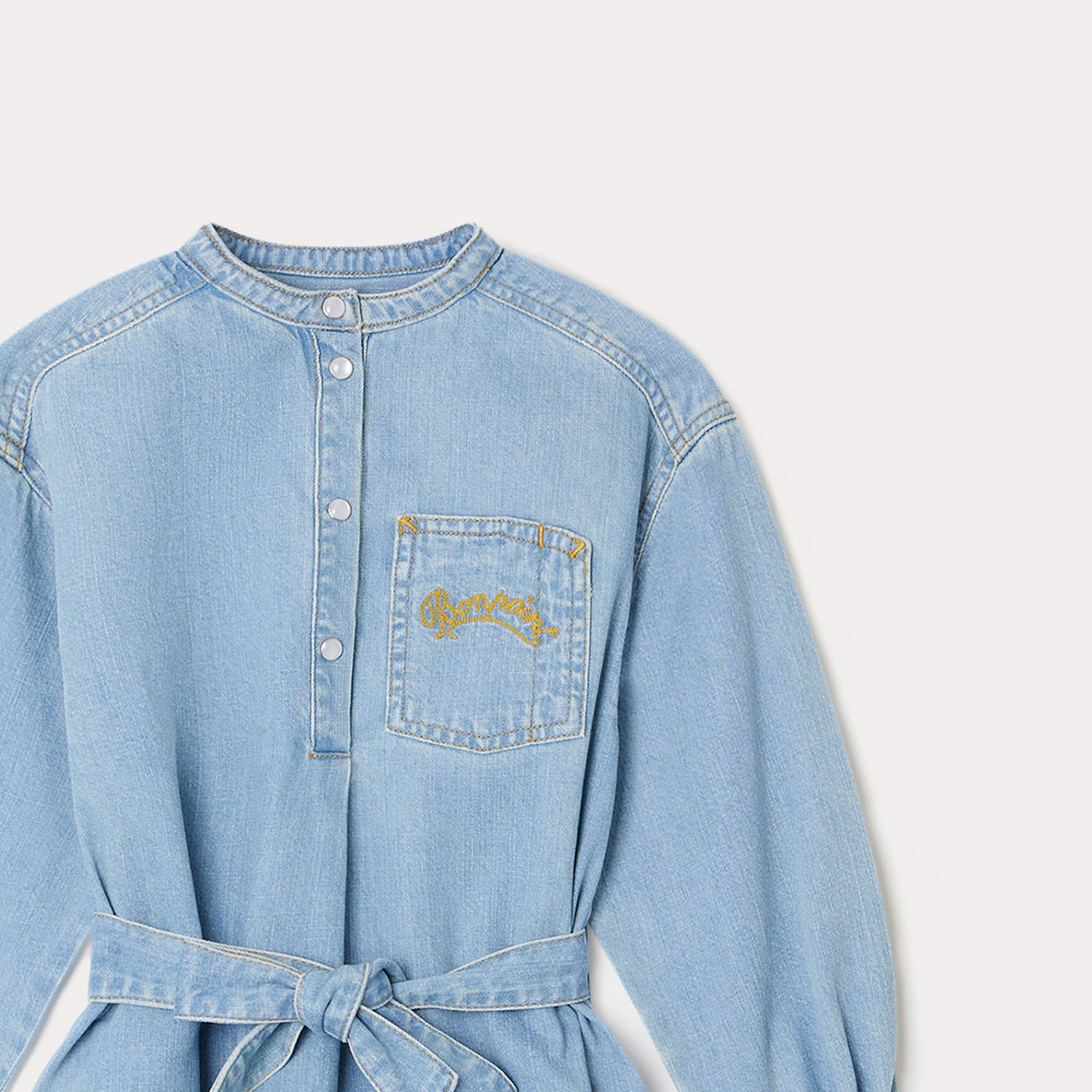 Girls Blue Denim Dress