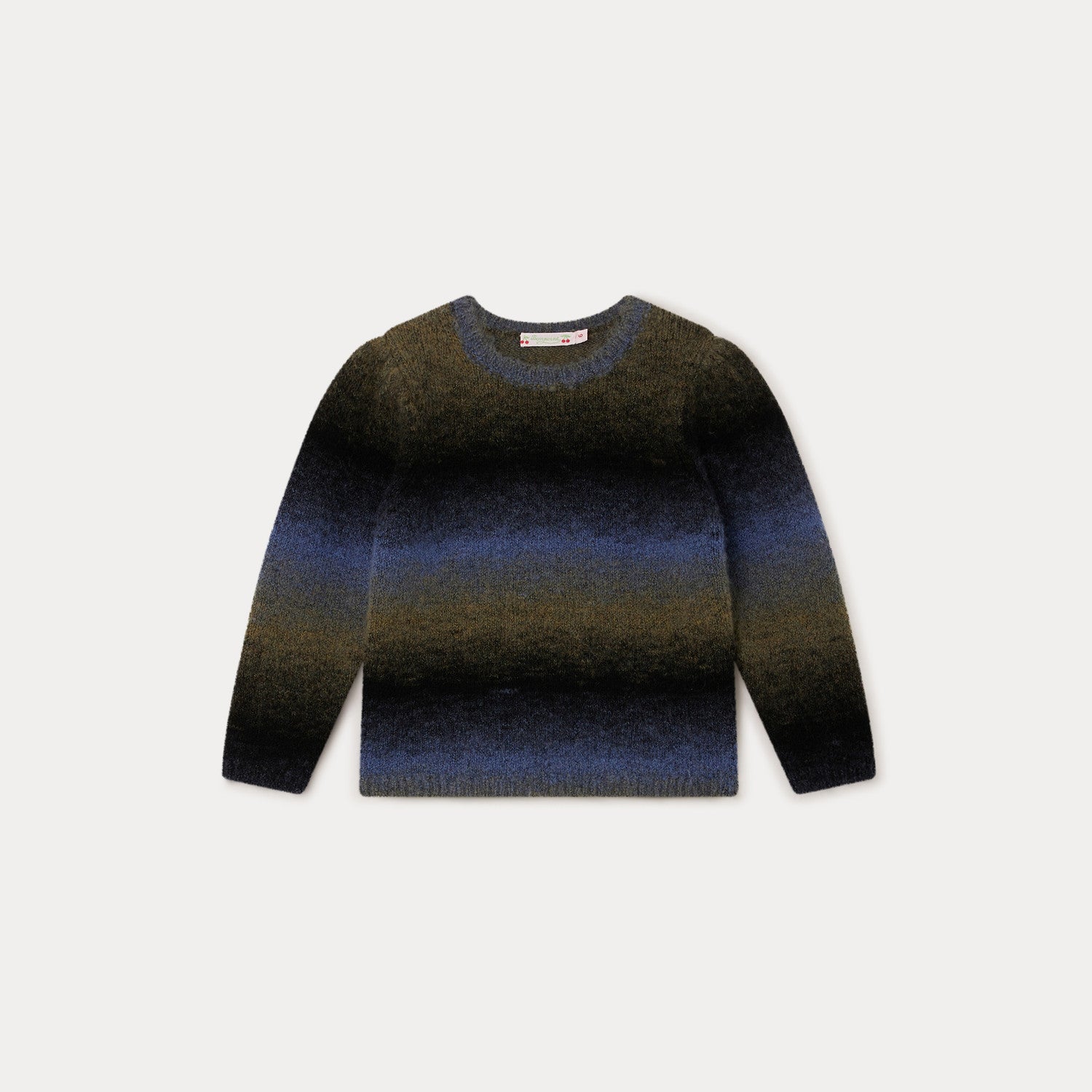 Girls Dark Green Wool Sweater
