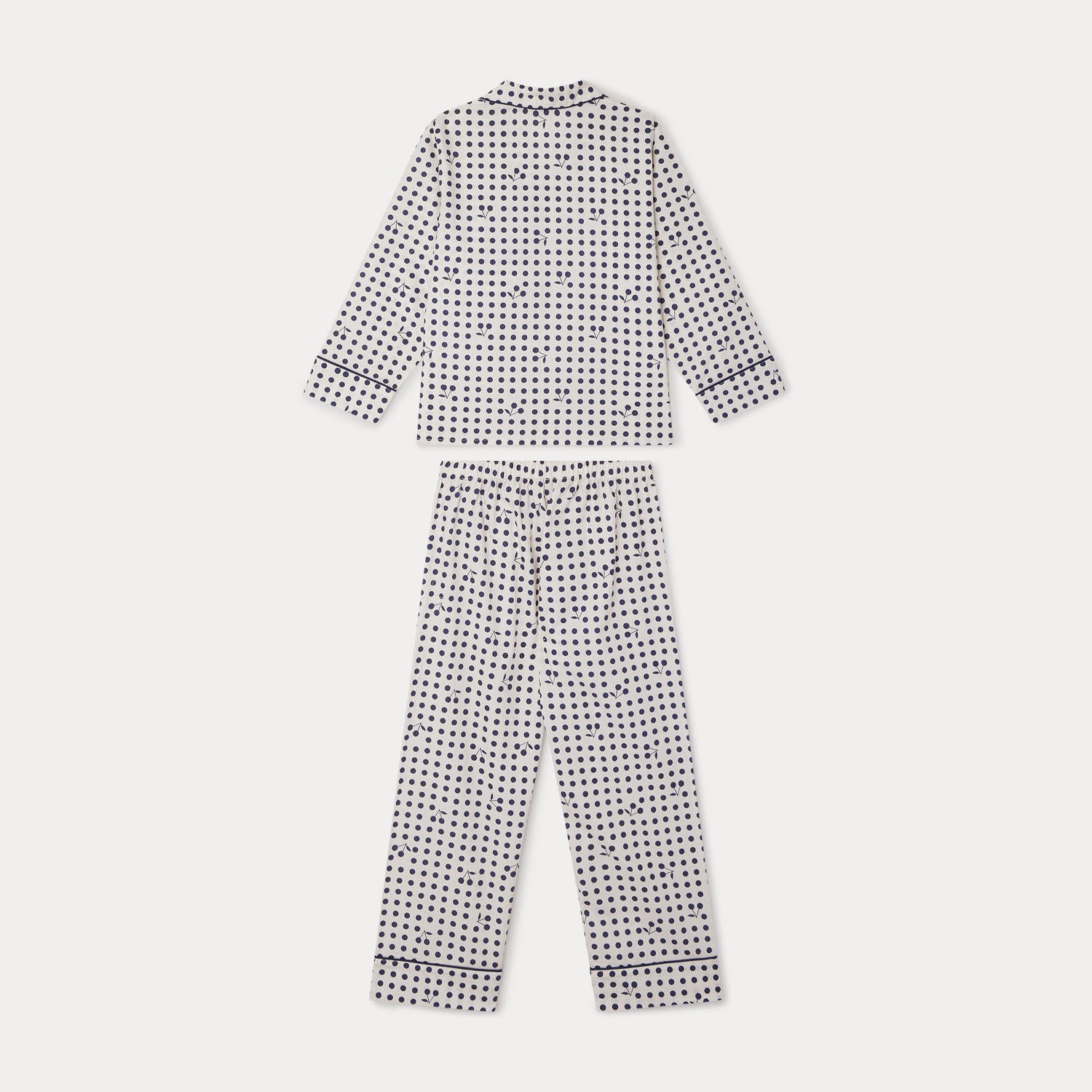 Girls White Logo Nightwear Set