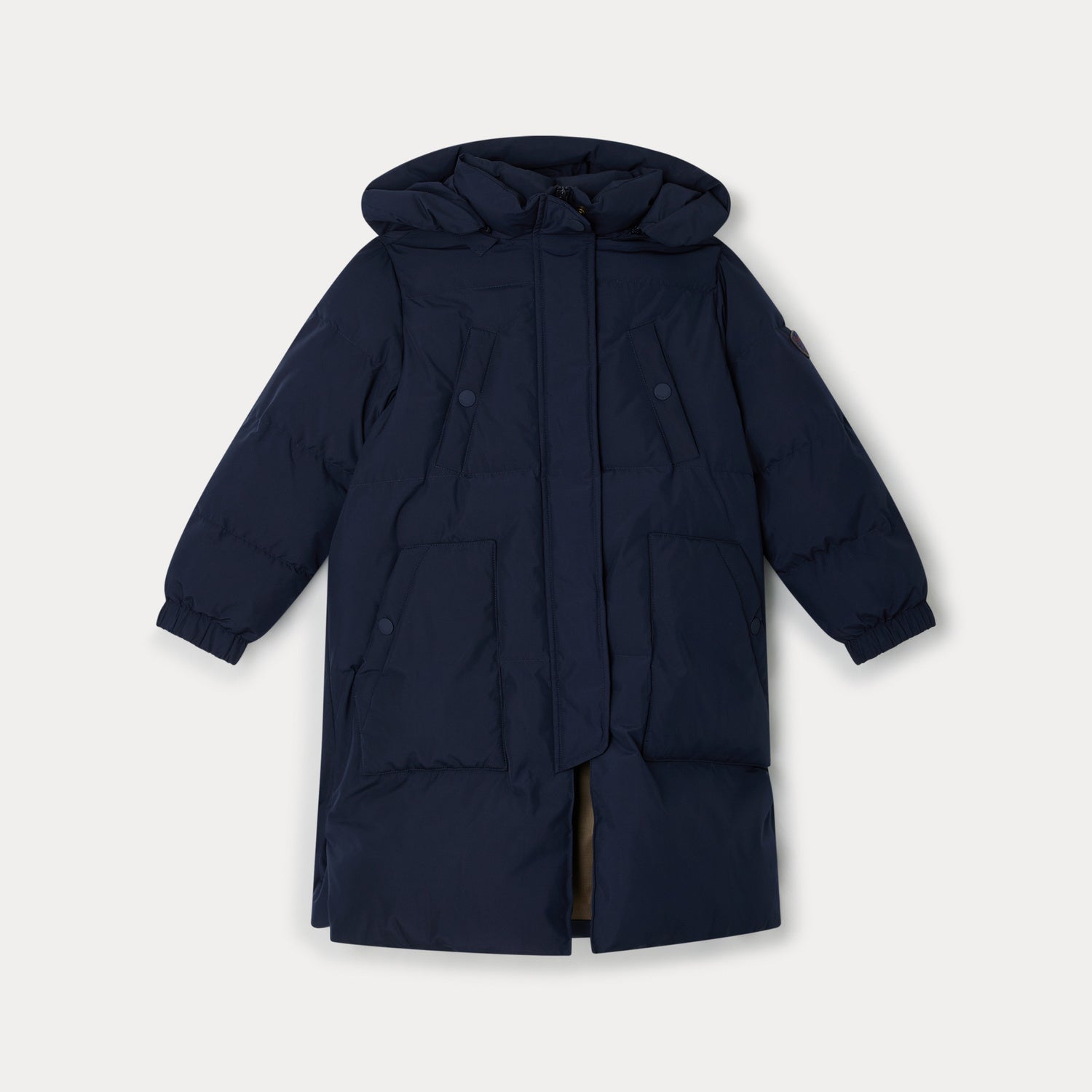 Girls Navy Padded Coat