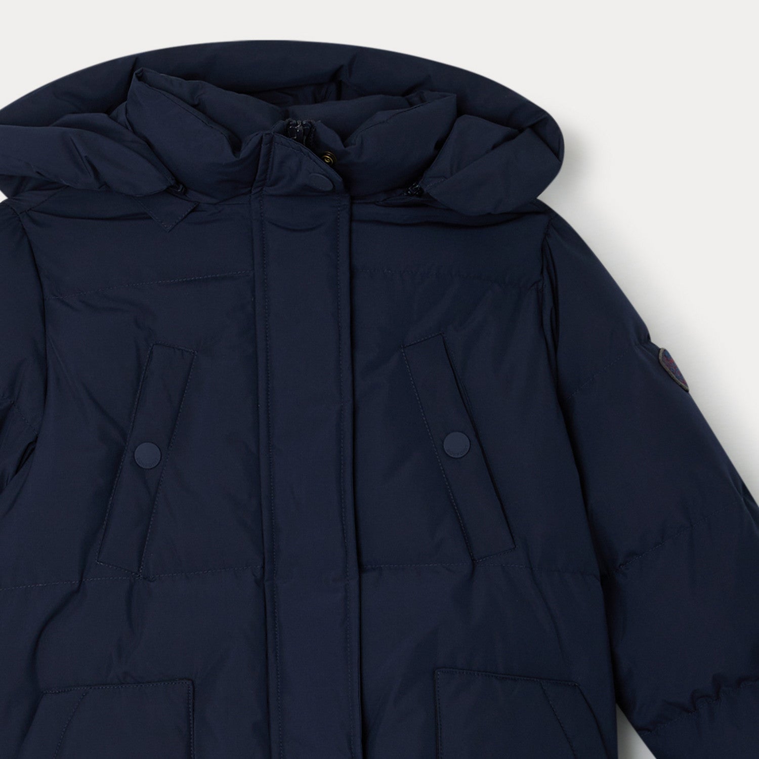 Girls Navy Padded Coat
