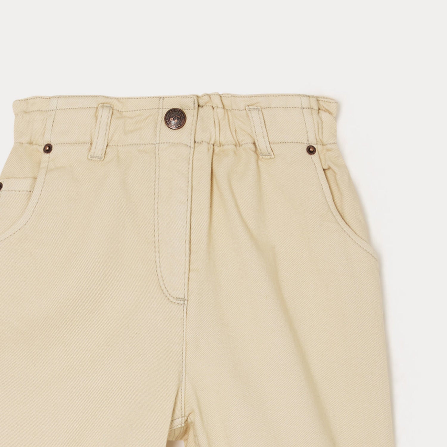 Girls Beige Trousers