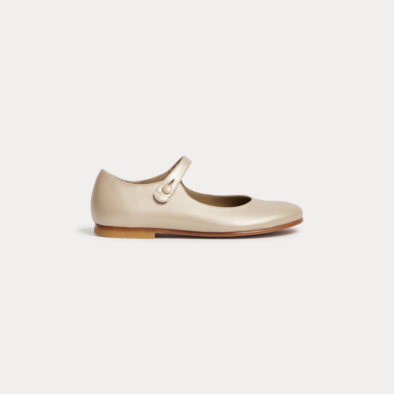 Girls Beige Flat Shoes
