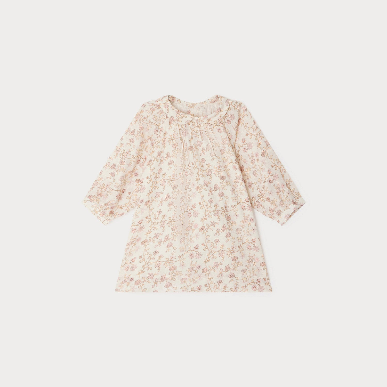 Baby Girls Light Pink Floral Dress