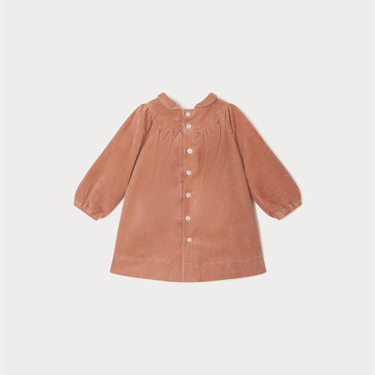 Baby Girls Pink Corduroy Dress