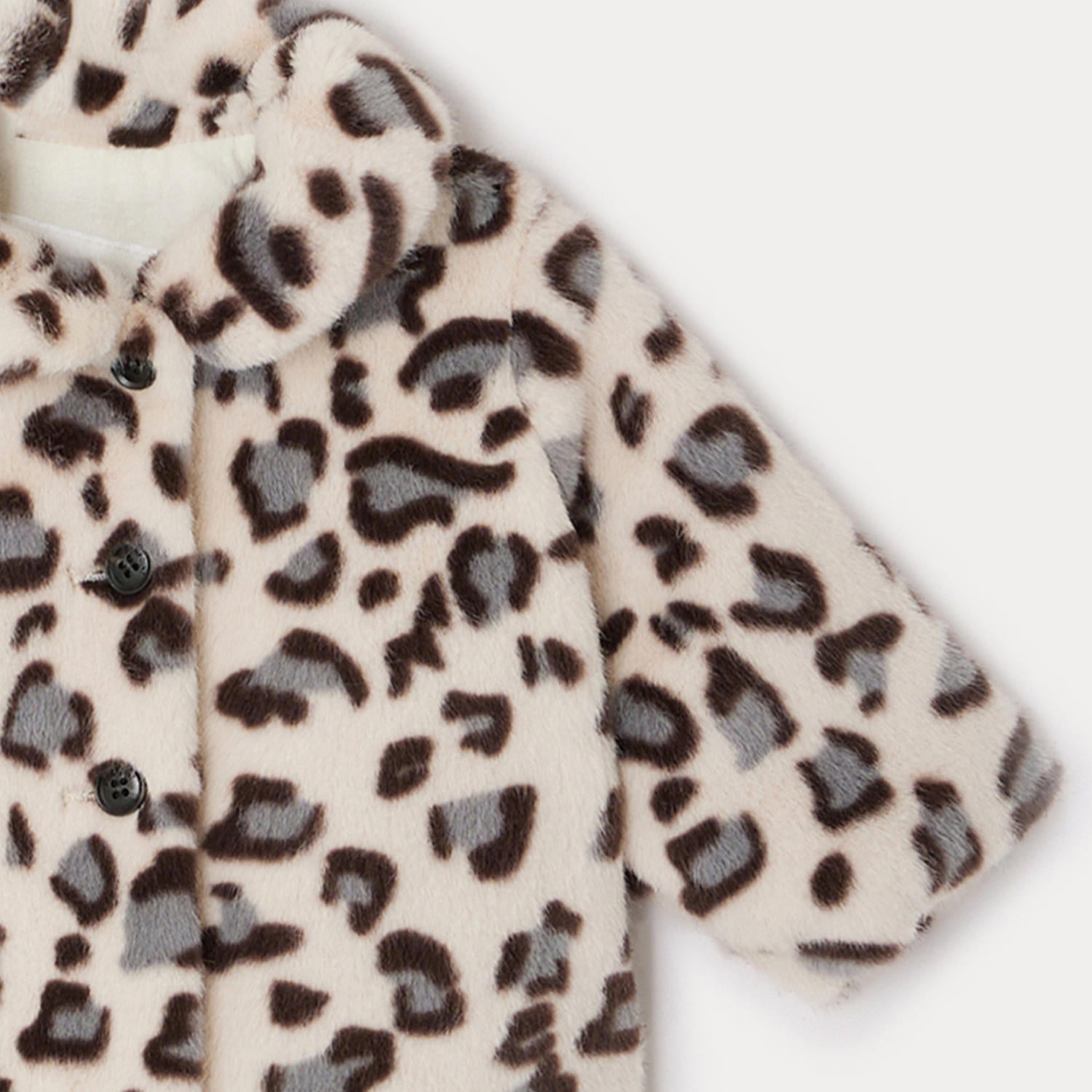 Baby Girls Leopard Print Coat