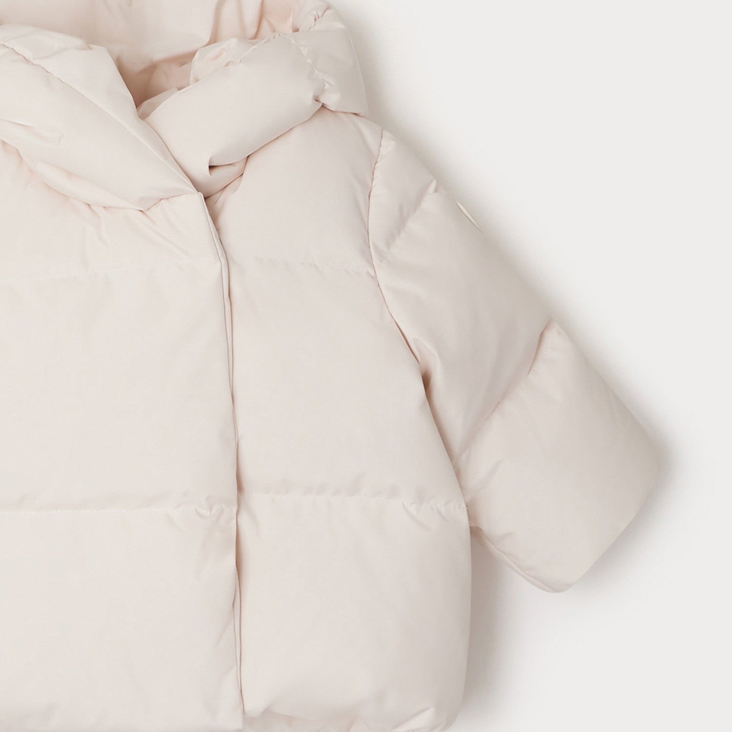 Baby Girls Pale Pink Padded Down Jacket