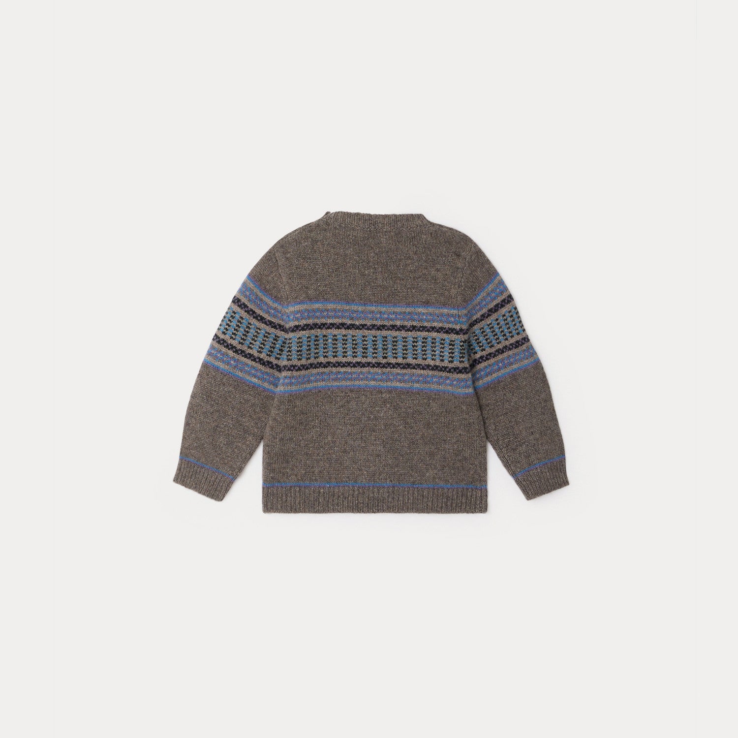 Baby Boys Grey Wool Sweater