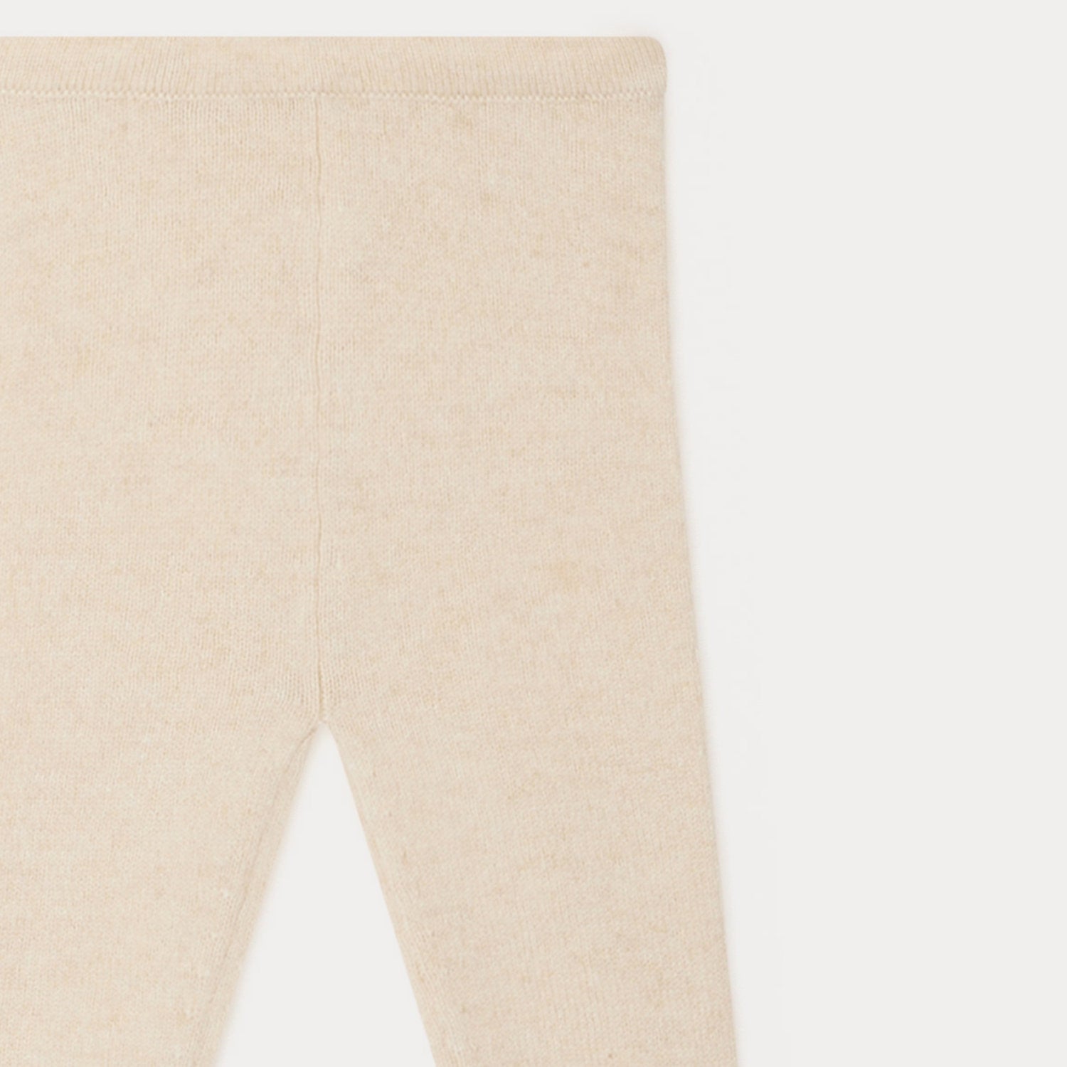 Baby Boys & Girls Beige Cashmere Leggings