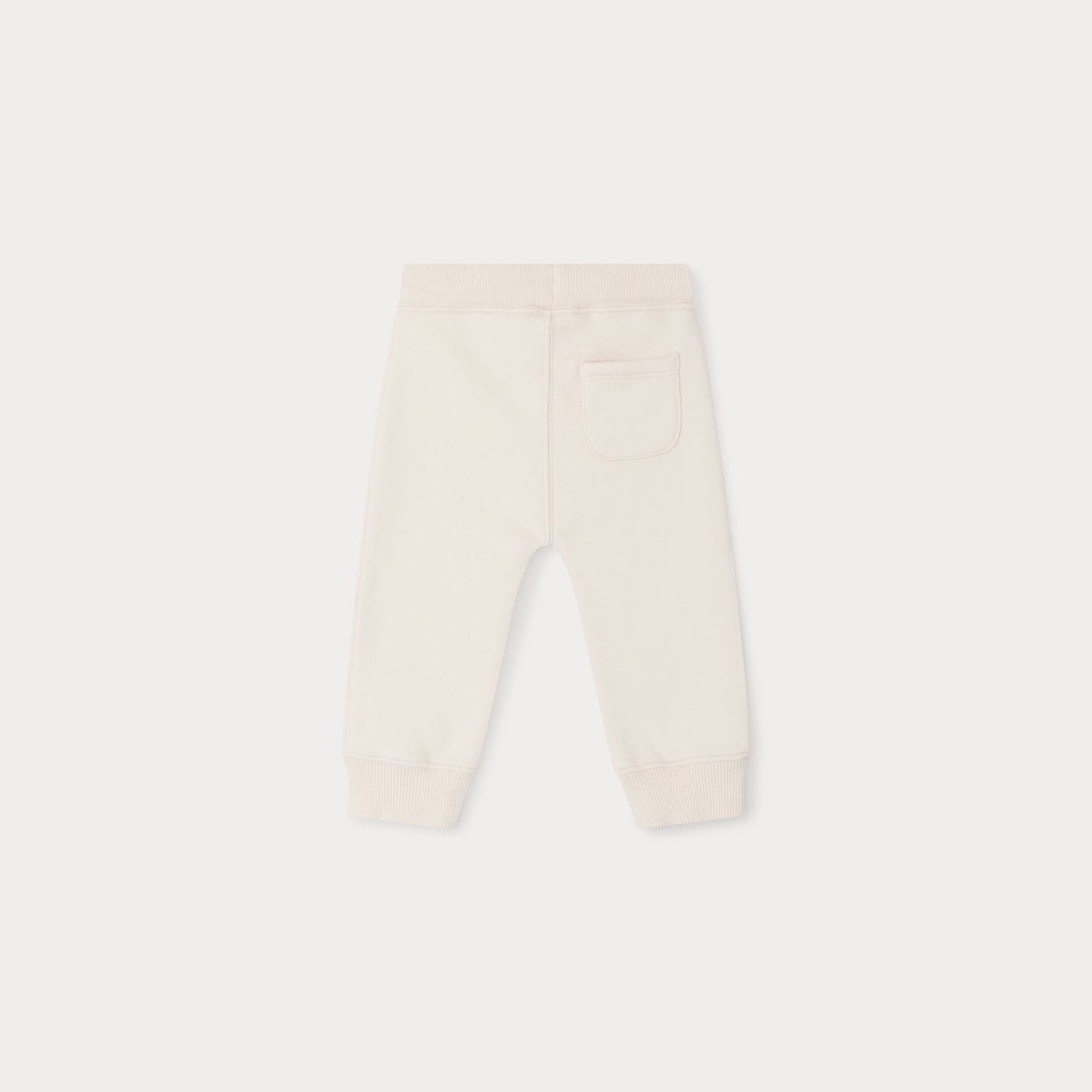 Baby Boys & Girls White Cotton Trousers