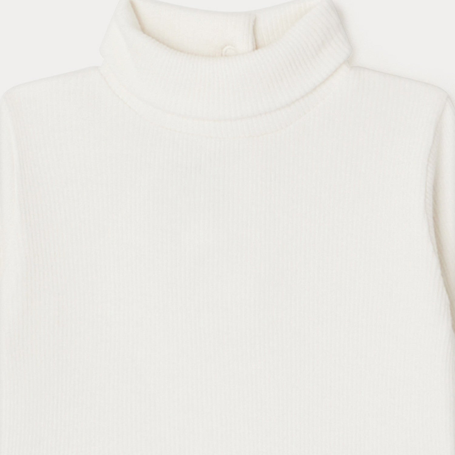 Baby Boys & Girls White Cotton Babysuit