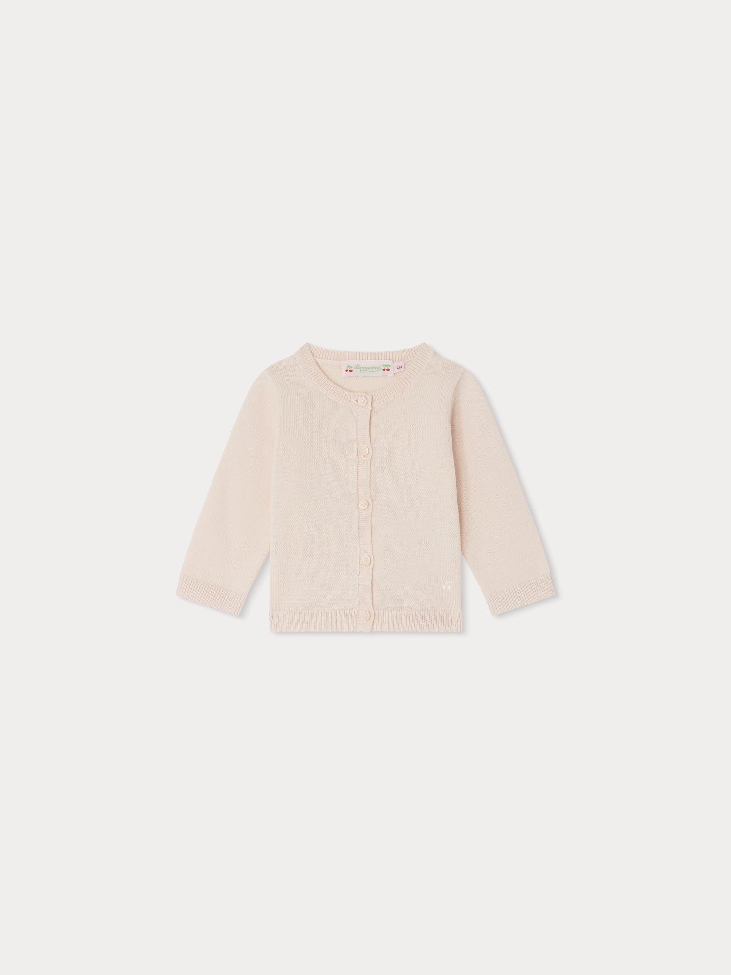 Baby Girls Light Pink Wool Cardigan