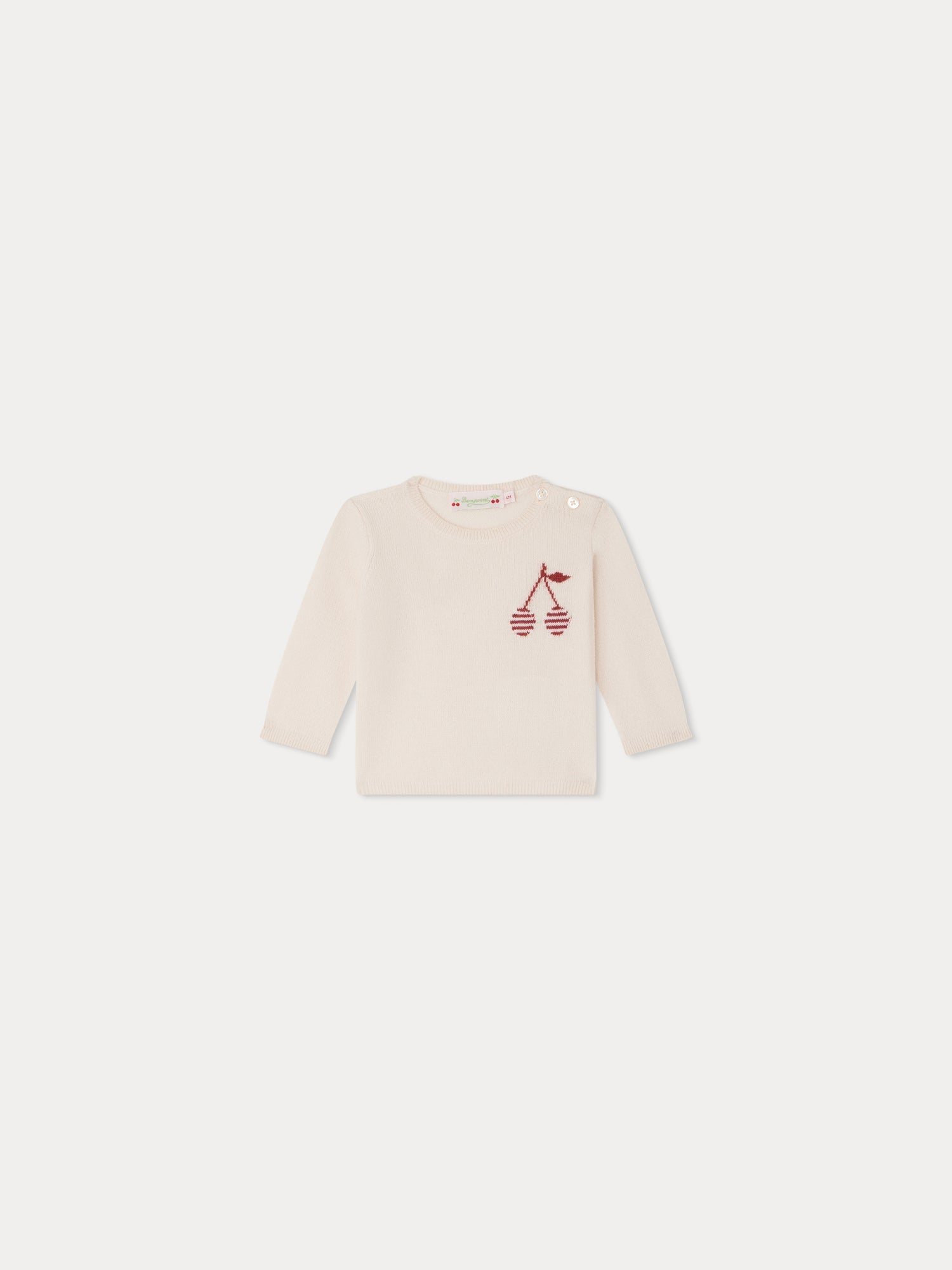 Baby Girls Pale Pink Cashmere Sweater