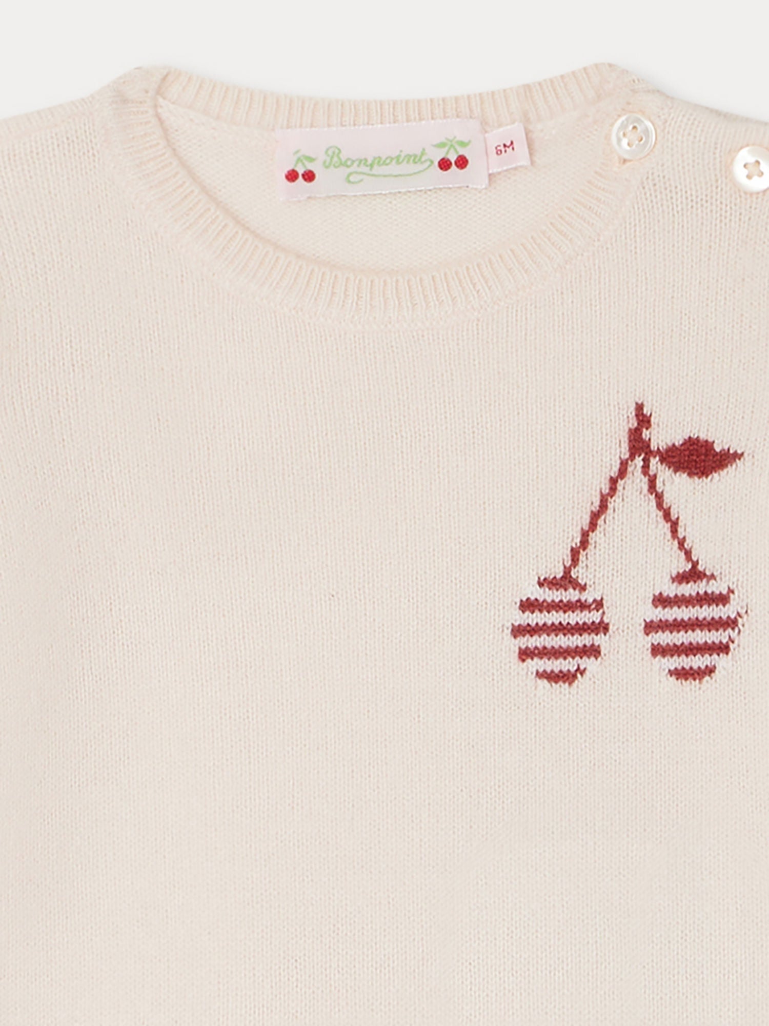 Baby Girls Pale Pink Cashmere Sweater