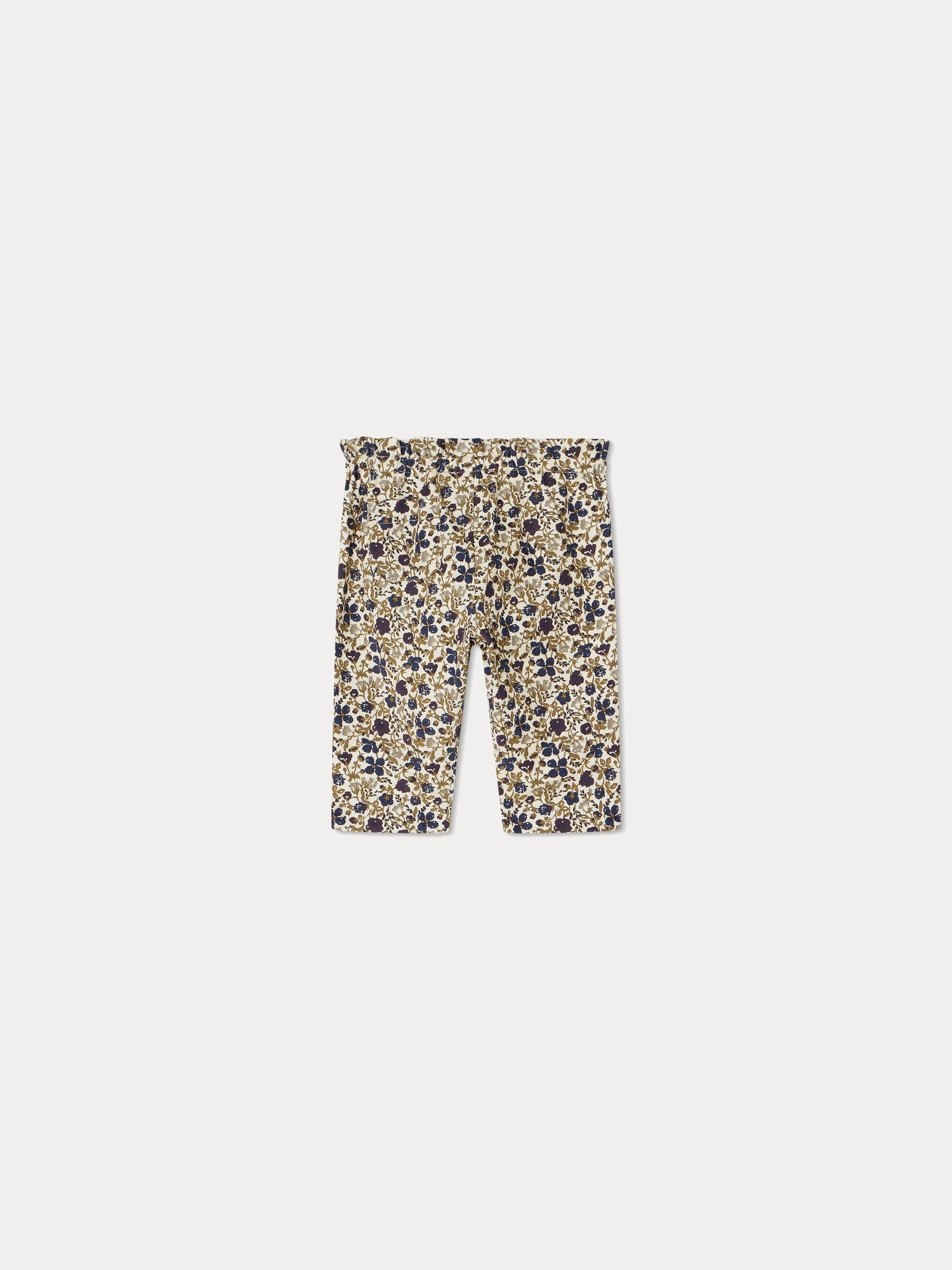 Baby Girls Beige Floral Trousers