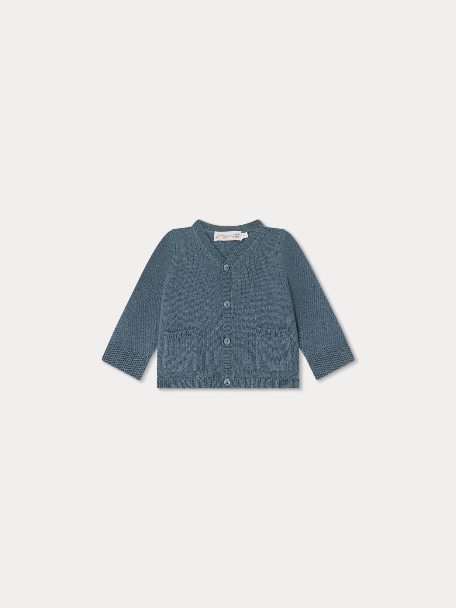 Baby Boys Blue Cashmere Cardigan