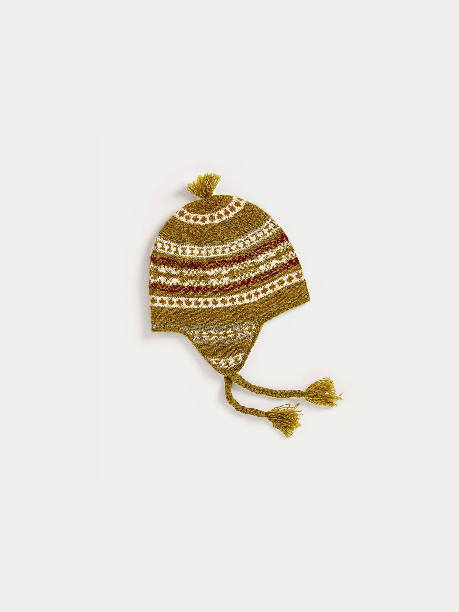 Baby Boys & Girls Khaki Wool Hat