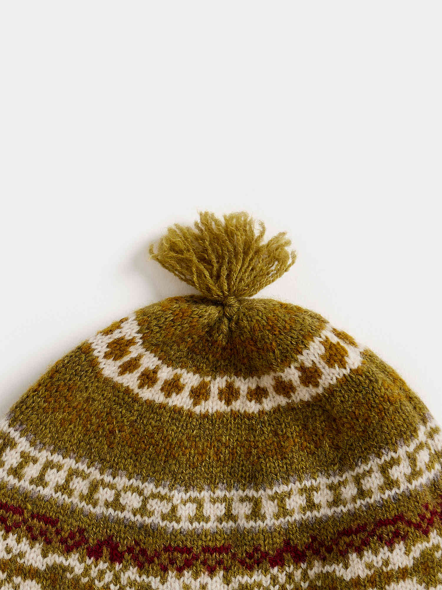 Baby Boys & Girls Khaki Wool Hat