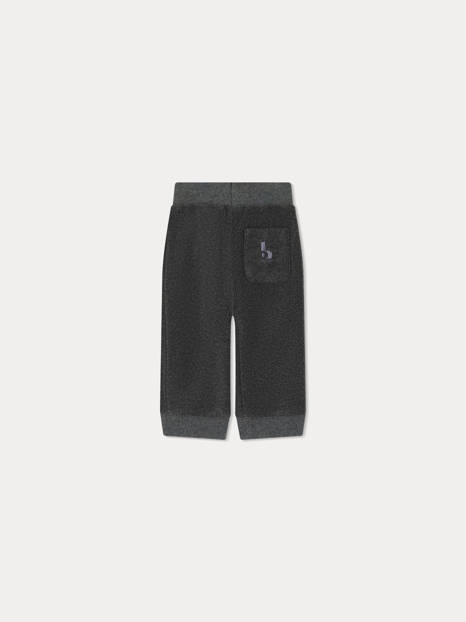 Baby Boys & Girls Grey Fleece Trousers