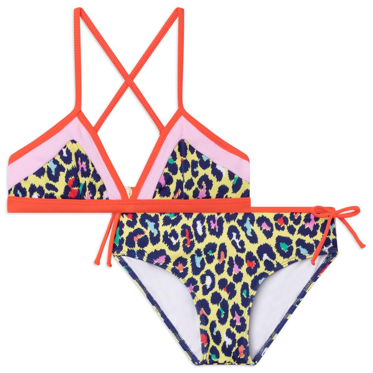 Girls Pink Swimsuit Set