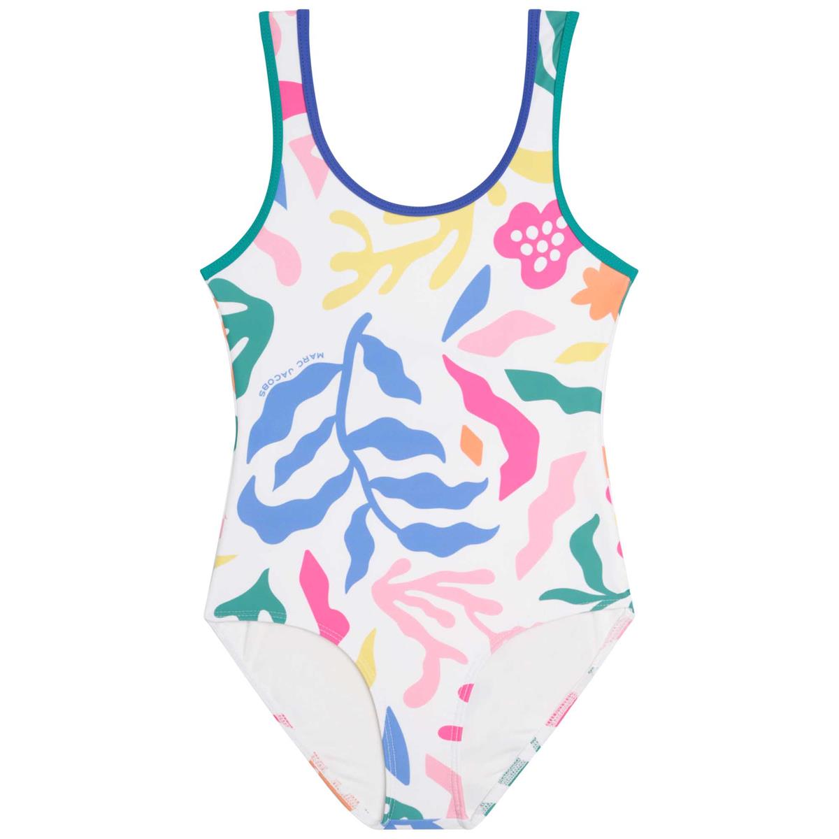 Baby Girls White Swimsuit