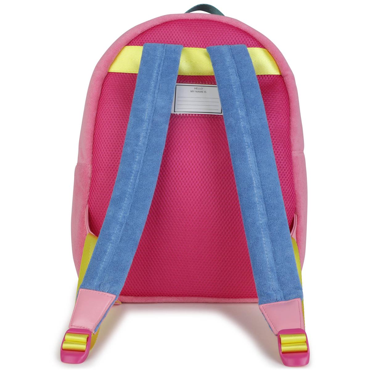 Girls Pink Logo Backpack