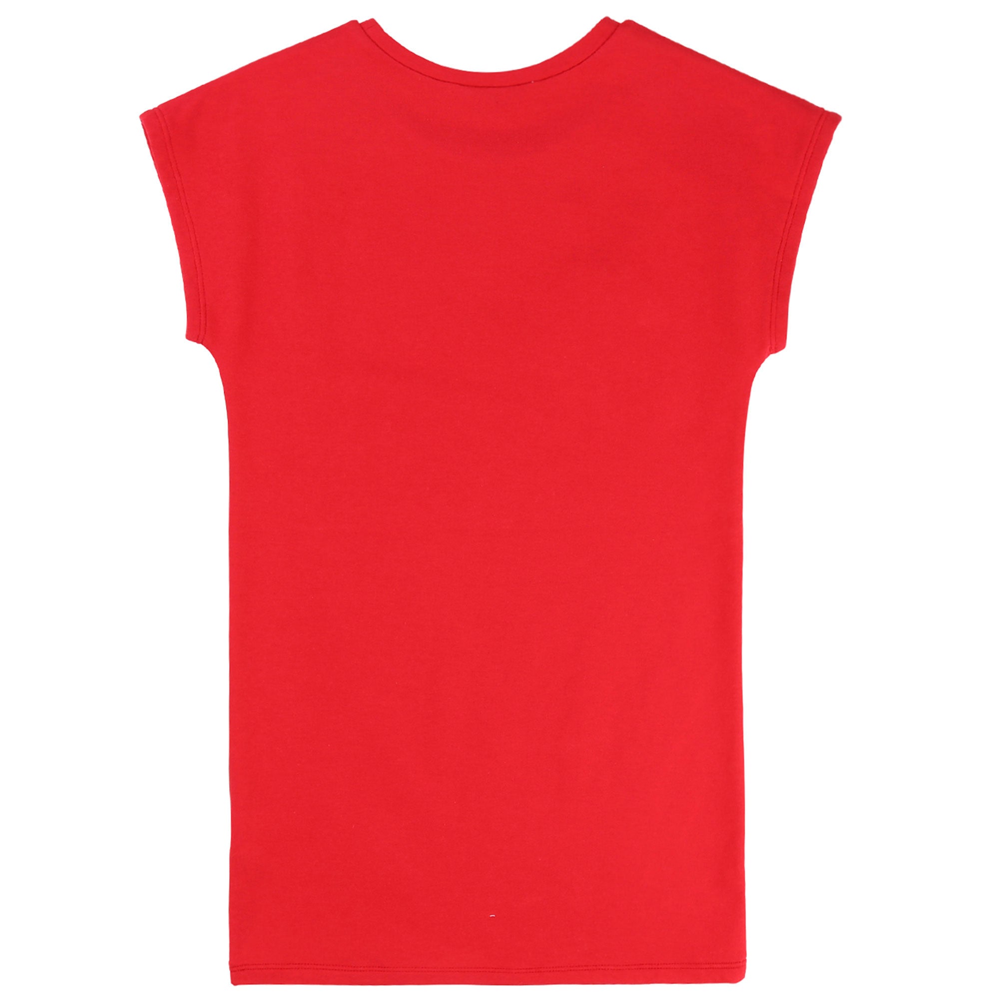 Girls Red Jersey Dress - CÉMAROSE | Children's Fashion Store - 2